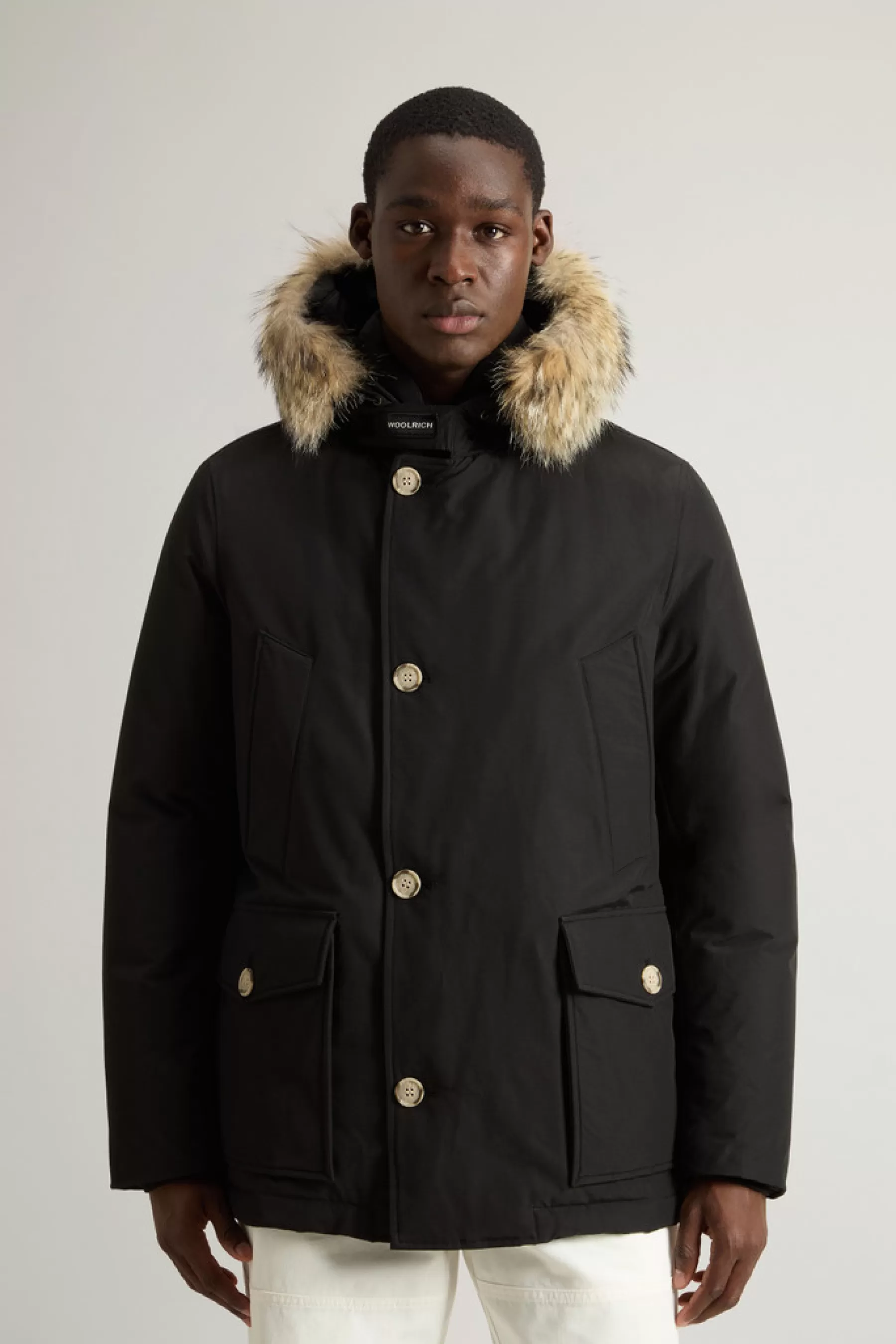 Shop Arctic Anorak van Ramar Cloth met afneembaar bont Heren Parka