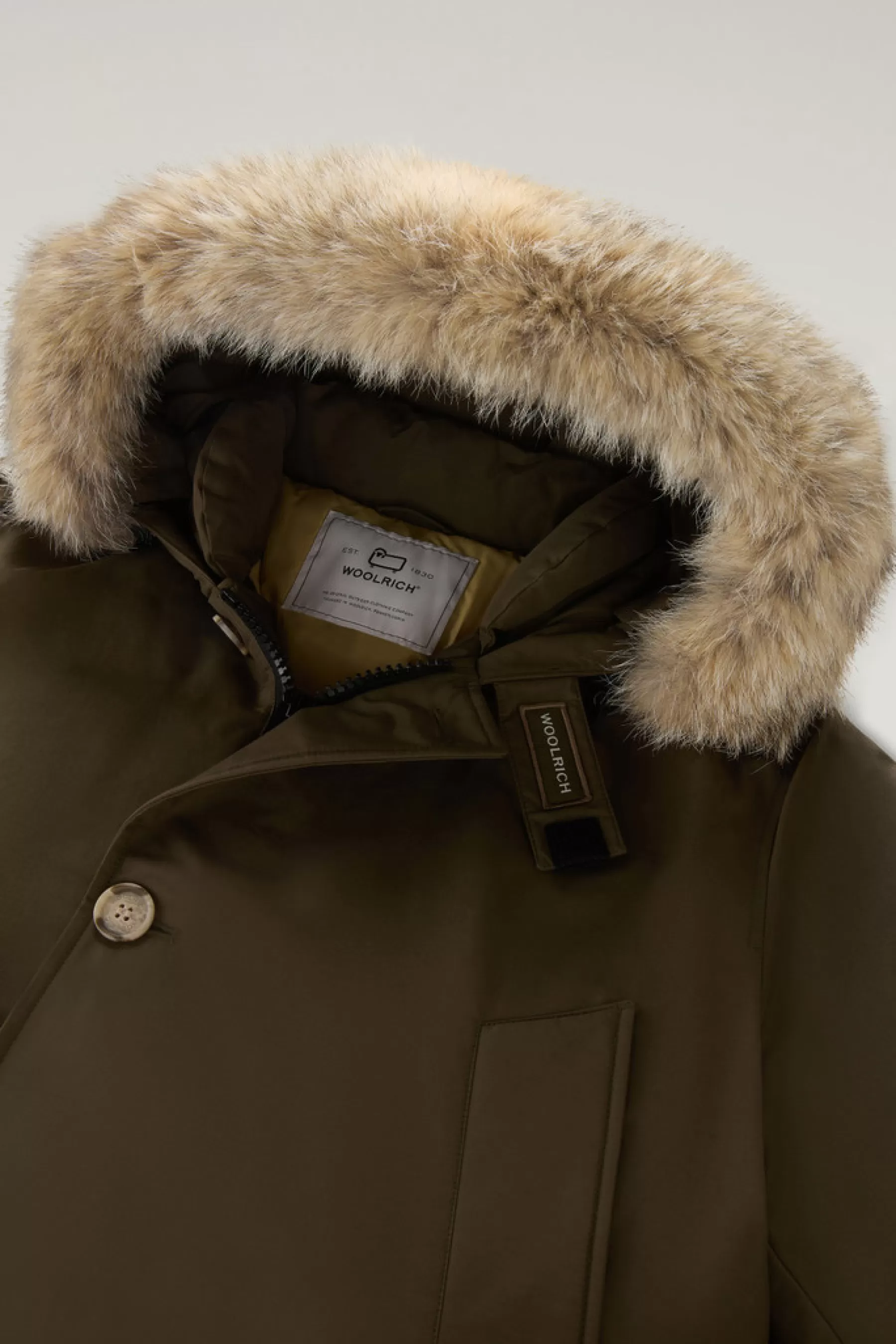 Hot Arctic Anorak van Ramar Cloth met afneembaar bont Heren Parka