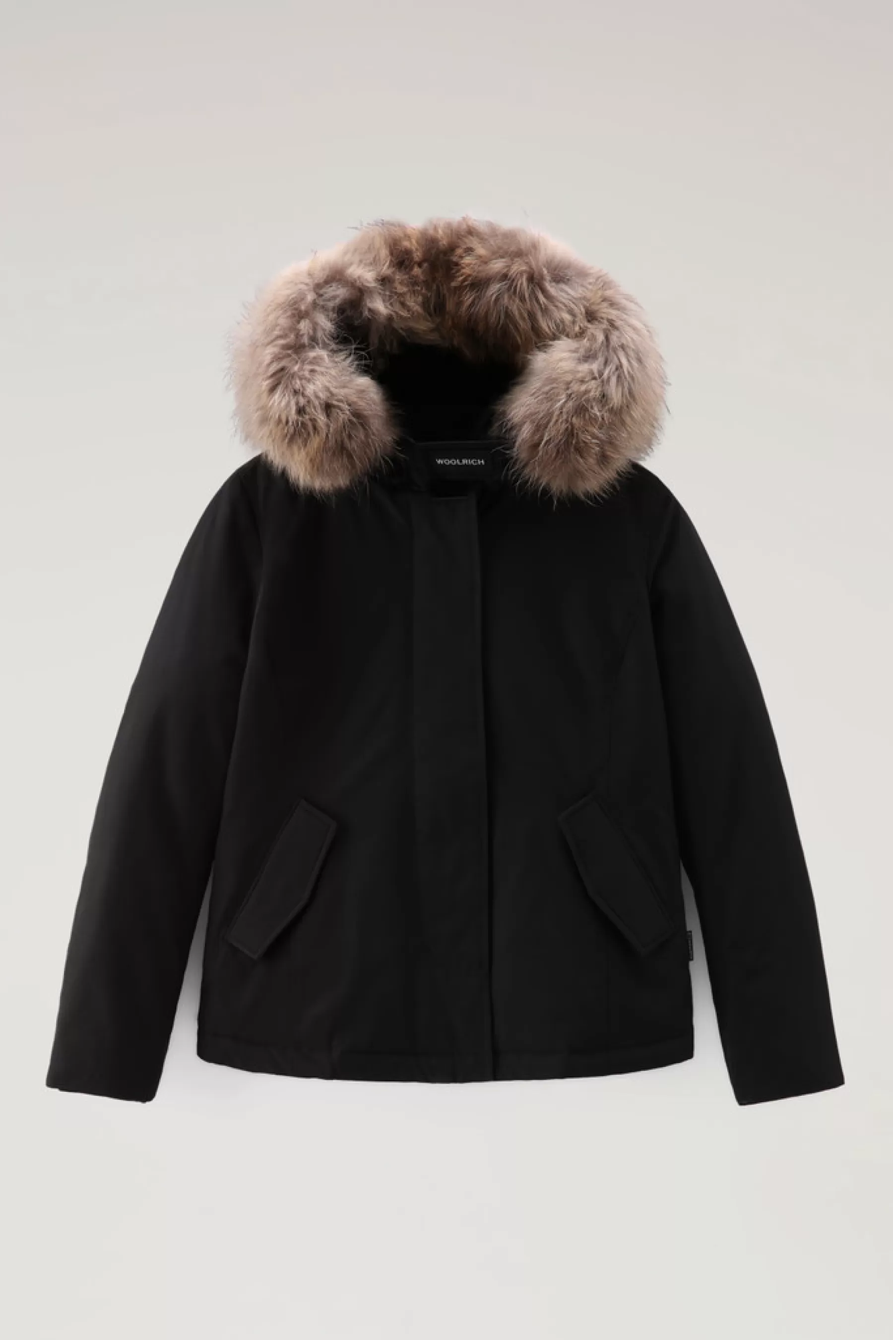 Flash Sale Arctic Parka korte van Ramar Cloth-stof met afneembar bont DAMES Parka