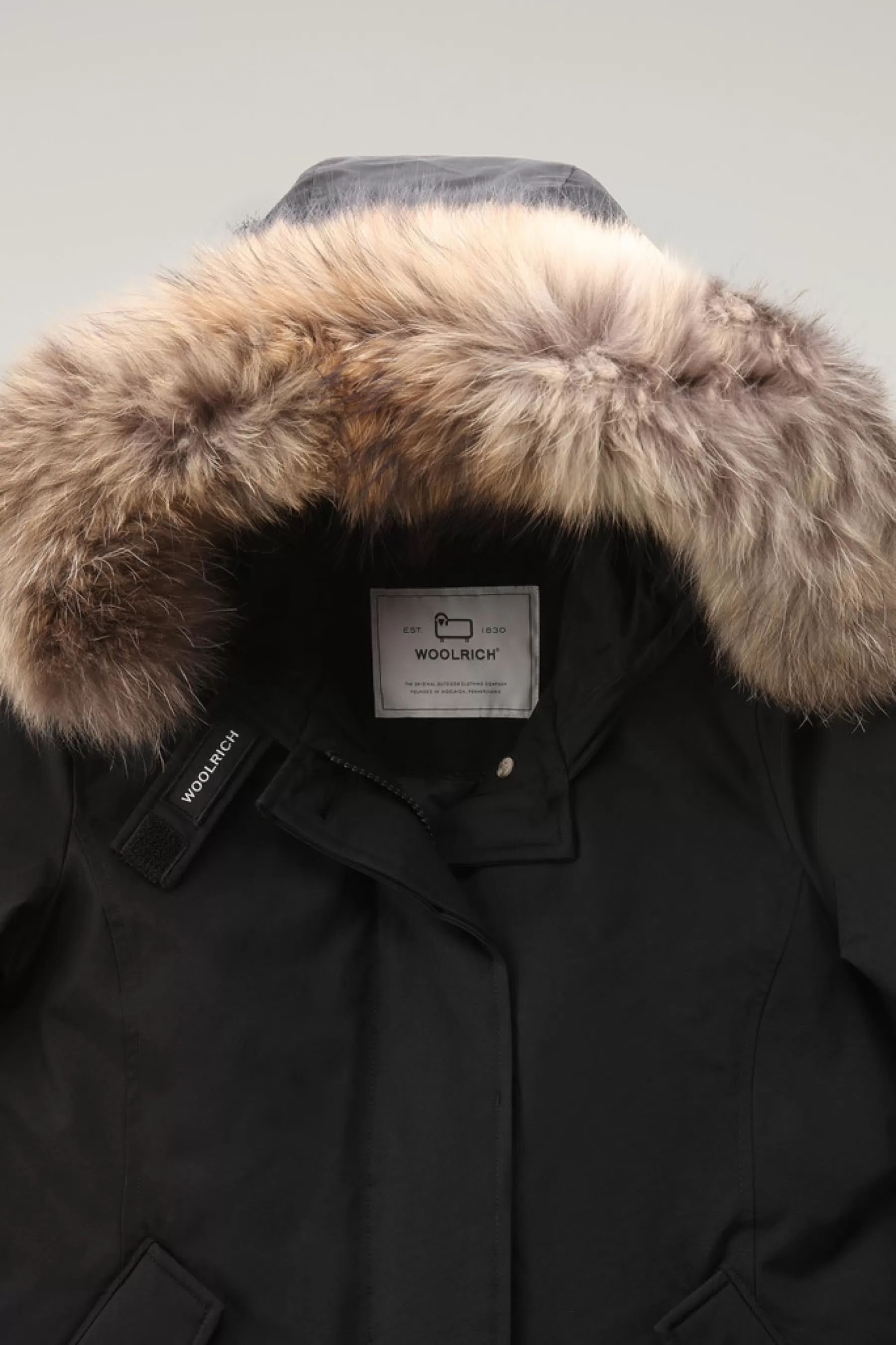 Flash Sale Arctic Parka korte van Ramar Cloth-stof met afneembar bont DAMES Parka