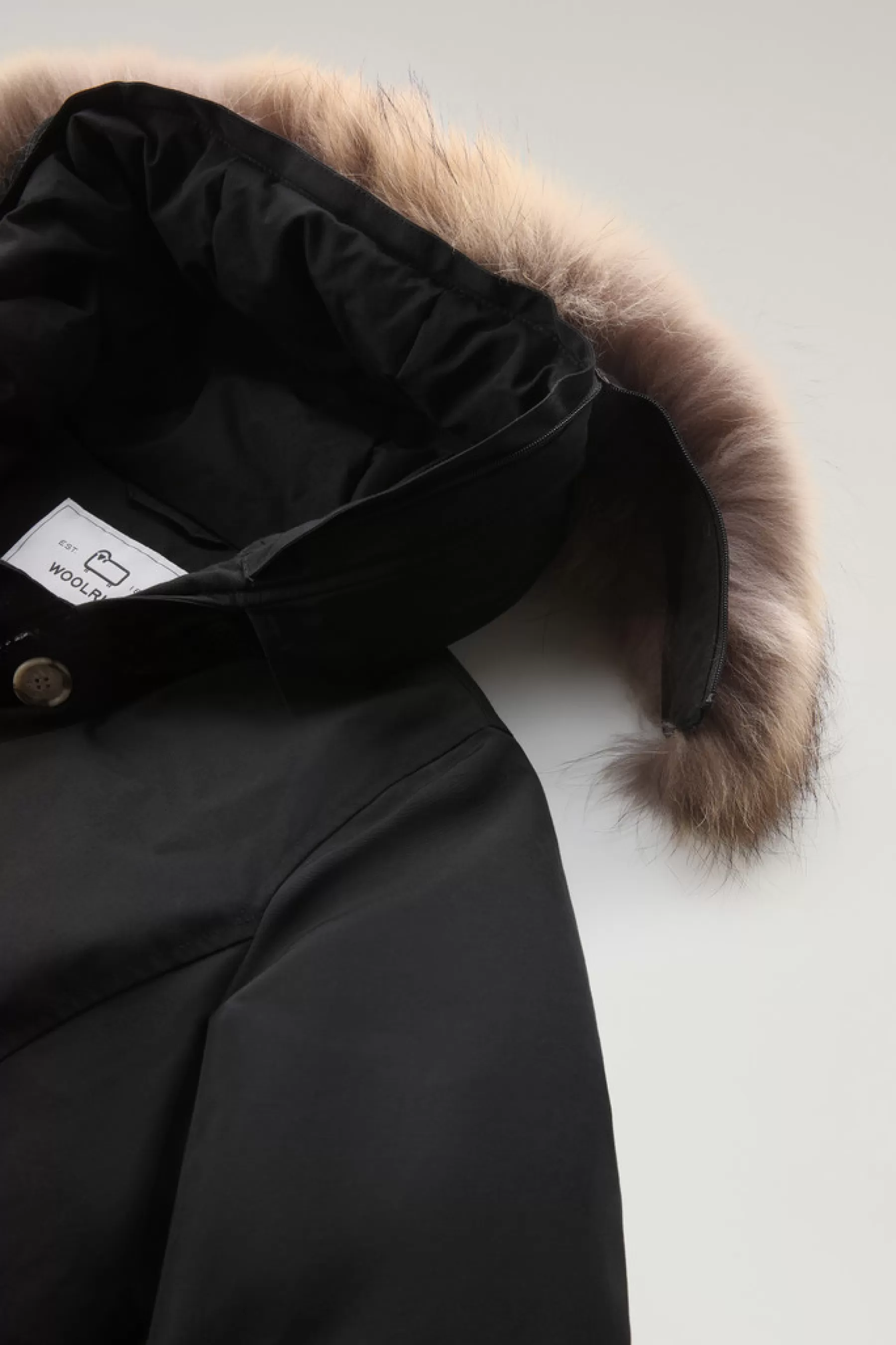 Flash Sale Arctic Parka korte van Ramar Cloth-stof met afneembar bont DAMES Parka