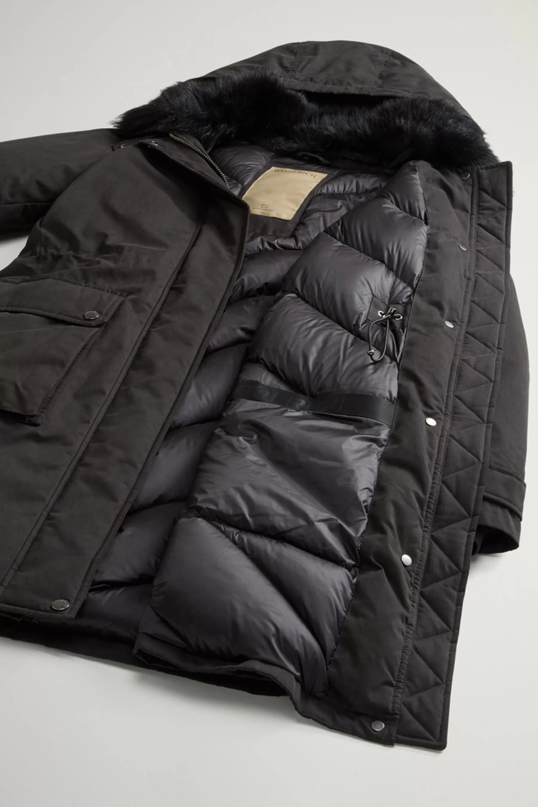 Hot Arctic Parka van Mountain Cloth met verwijderbare capuchon en bontkraag DAMES Parka