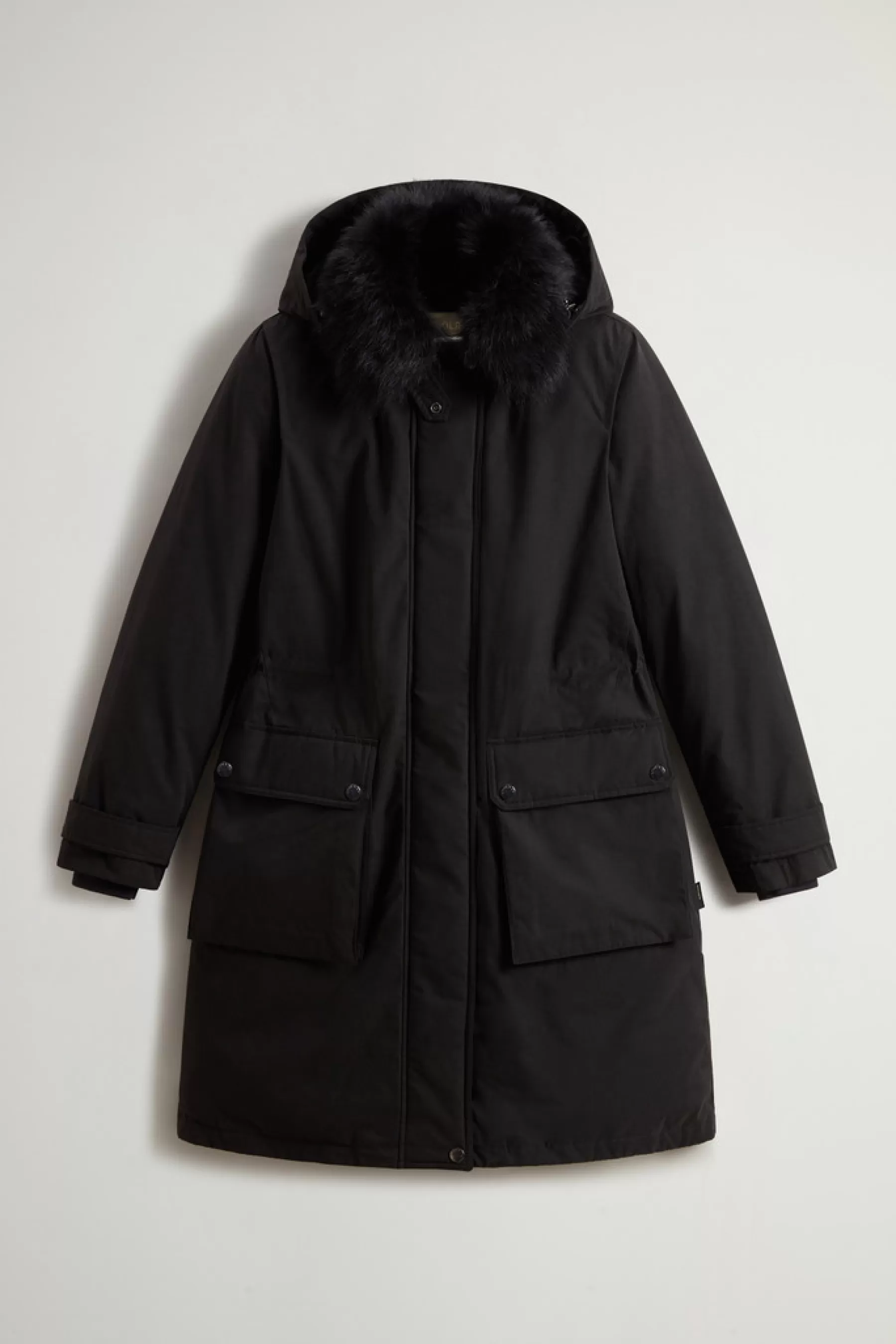 Hot Arctic Parka van Mountain Cloth met verwijderbare capuchon en bontkraag DAMES Parka