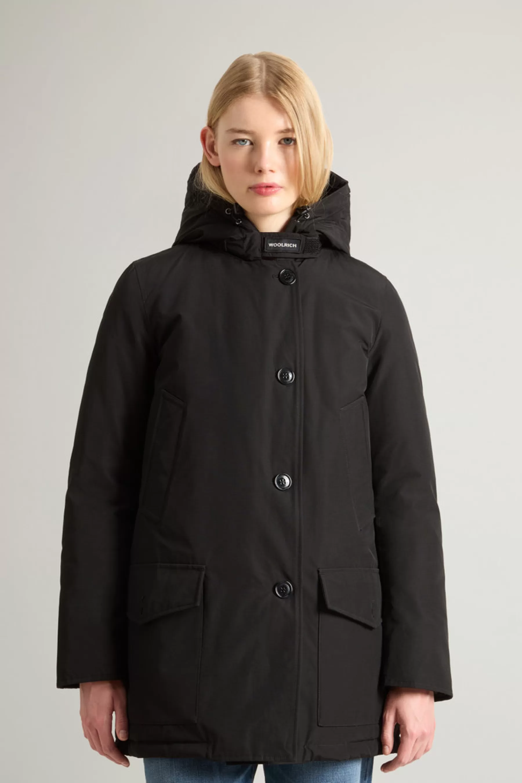 Discount Arctic Parka van Ramar Cloth met vier zakken en afneembaar bont DAMES Parka