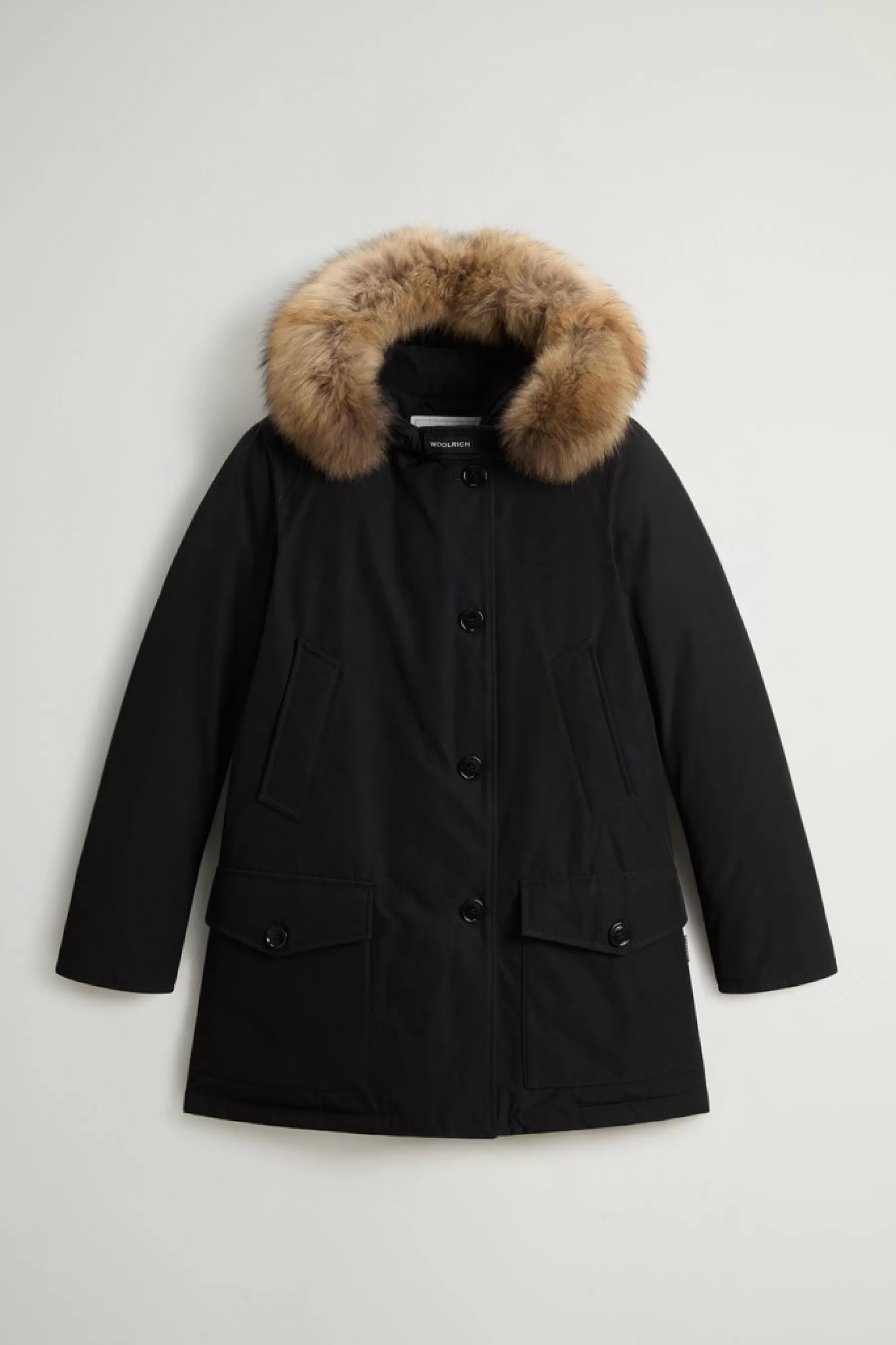 Discount Arctic Parka van Ramar Cloth met vier zakken en afneembaar bont DAMES Parka