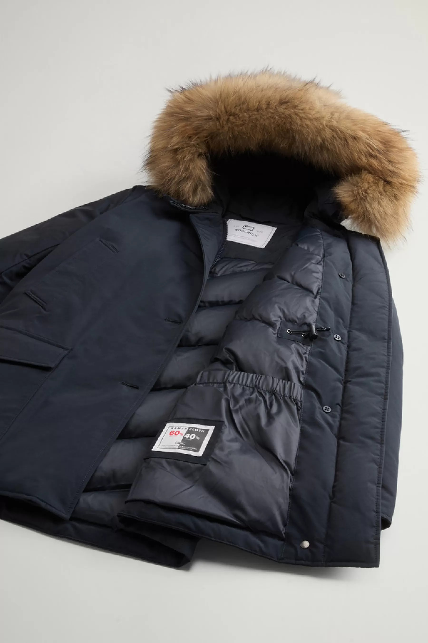 Store Arctic Parka van Ramar Cloth met vier zakken en afneembaar bont DAMES Parka