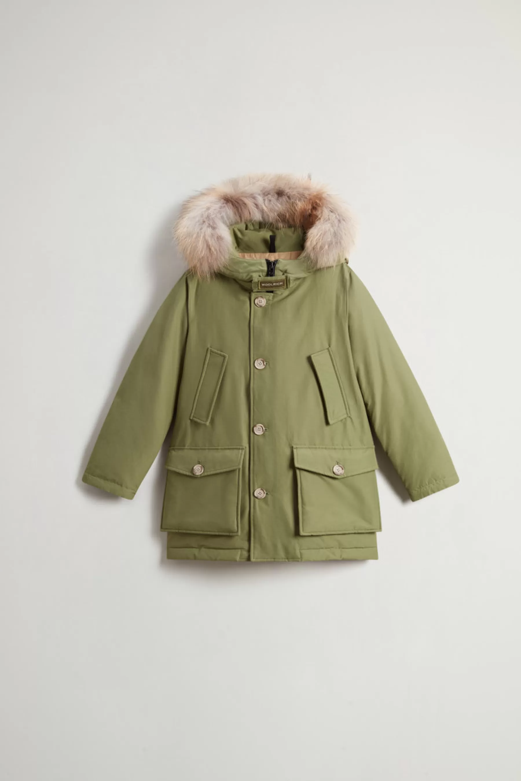 Cheap Arctic Parka van Ramar Cloth voor jongens met afneembaar bont Kinderen Parka