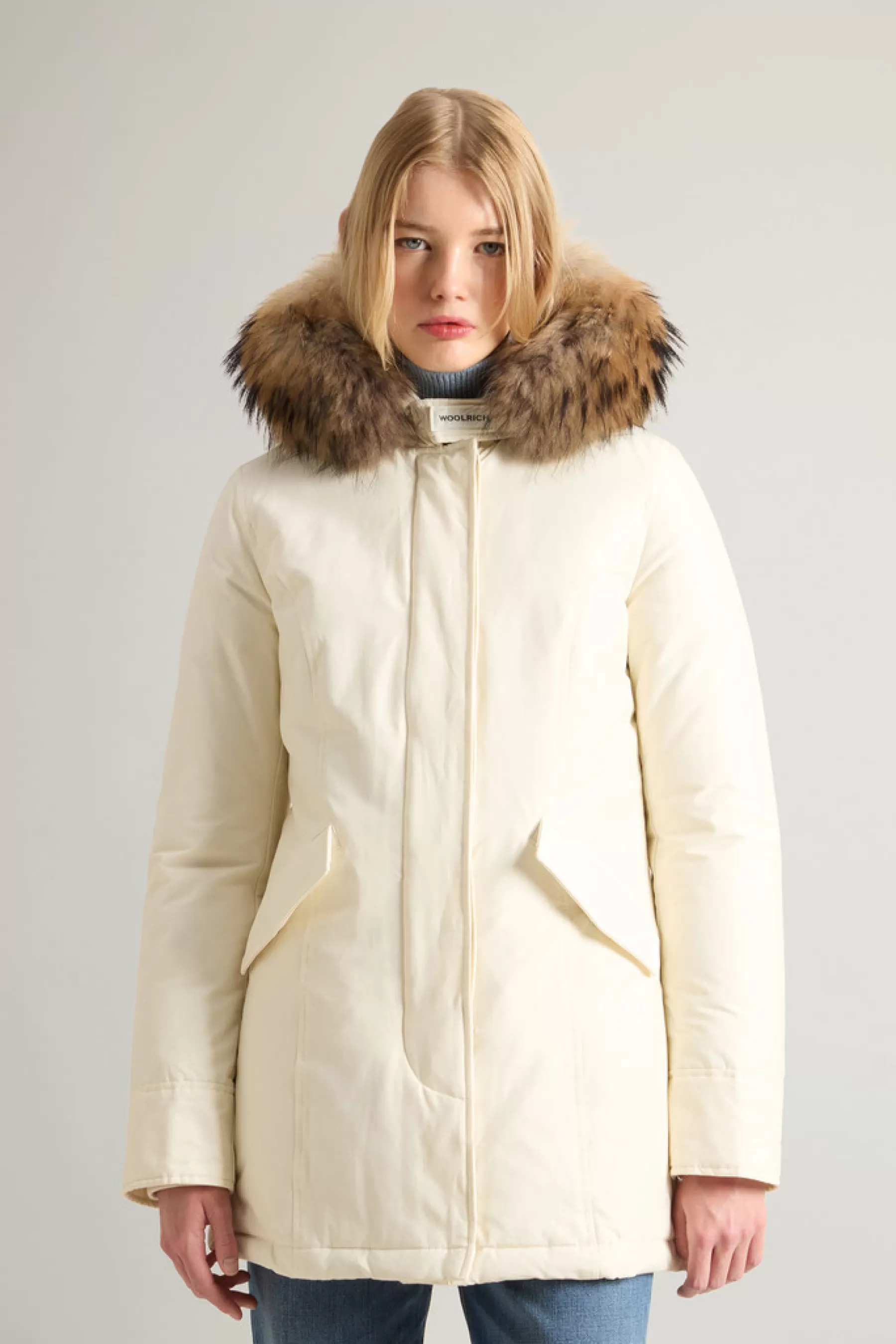 Flash Sale Arctic Parka van Ramar Cloth-stof met afneembare bontrand DAMES Parka