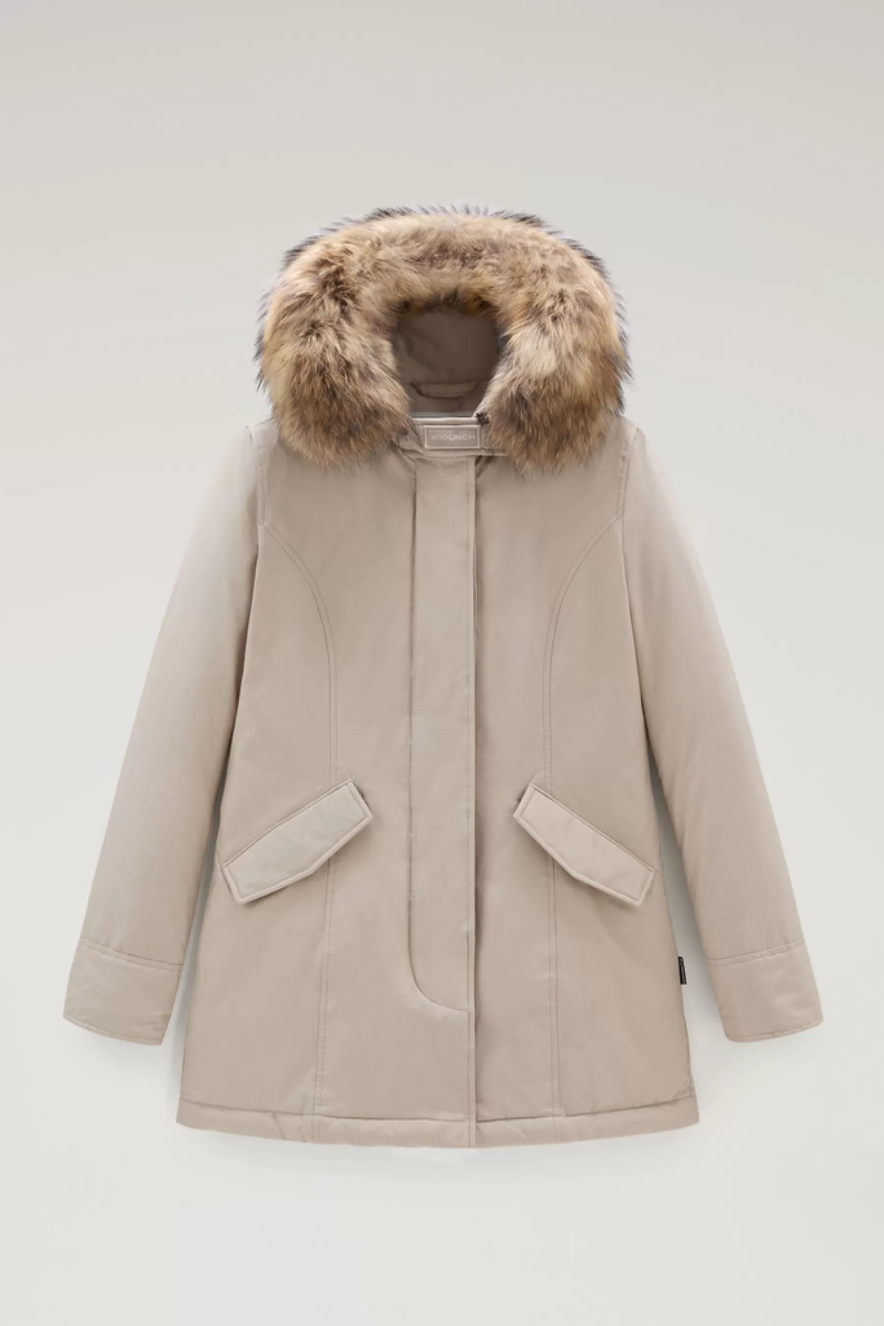 Sale Arctic Parka van Ramar Cloth-stof met afneembare bontrand DAMES Parka