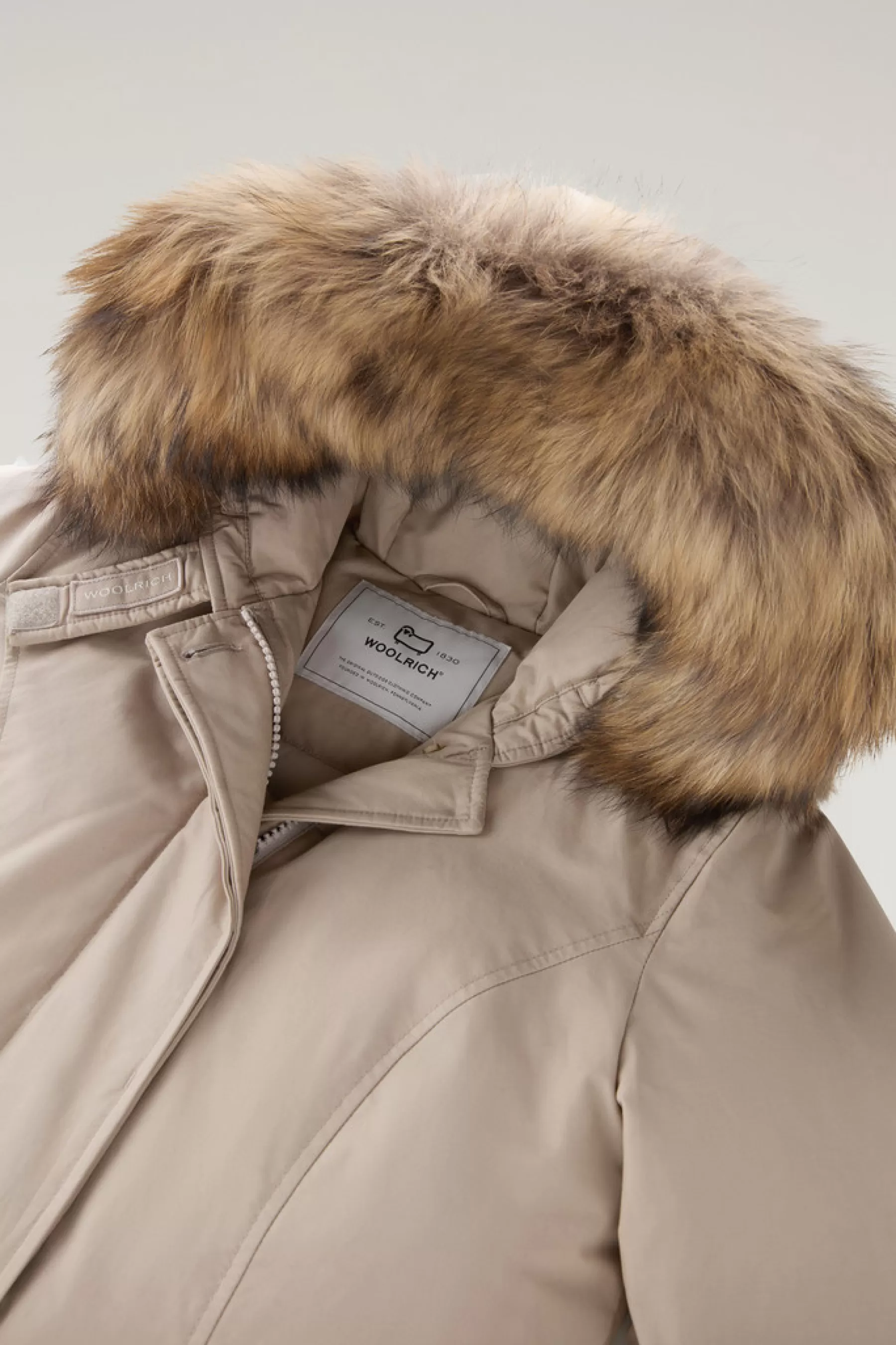 Sale Arctic Parka van Ramar Cloth-stof met afneembare bontrand DAMES Parka