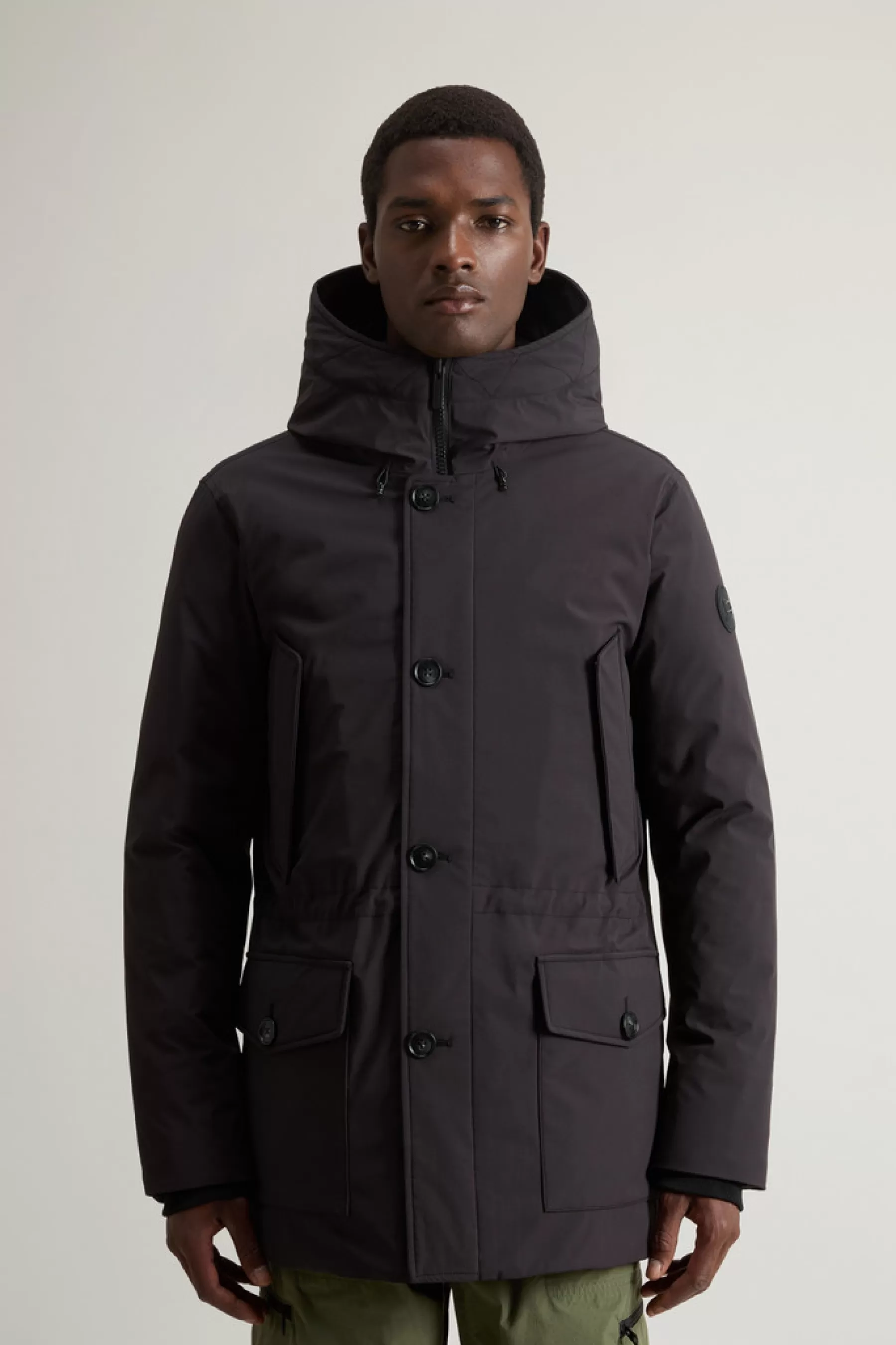 Shop Arctic Parka van stretchnylon Heren Parka | Waterdichte