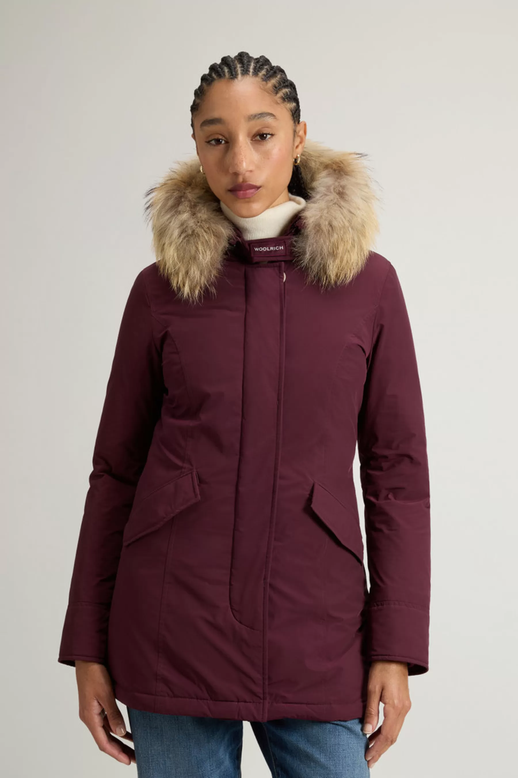 Fashion Arctic Parka van Urban Touch met afneembaar bont DAMES Parka