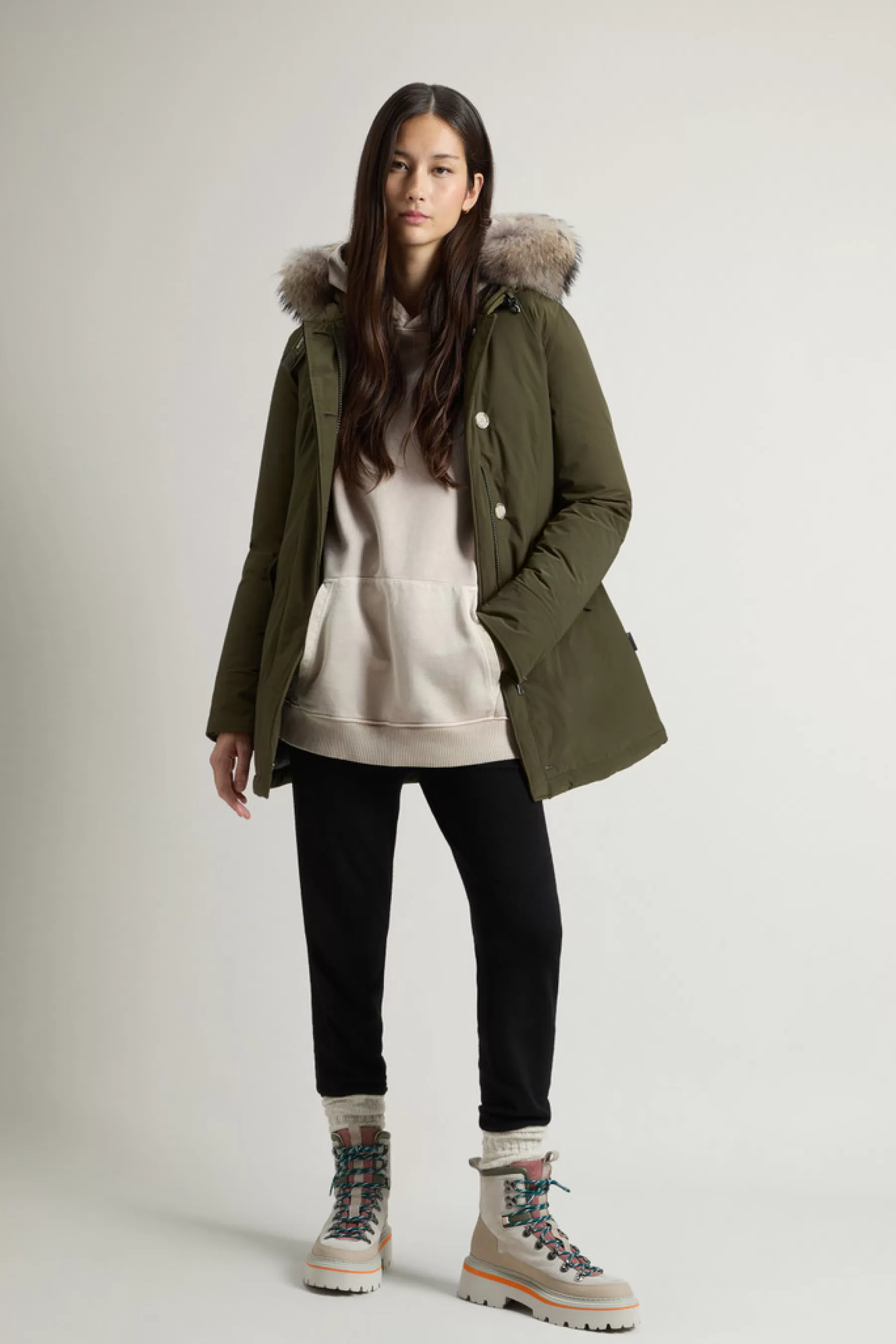 Clearance Arctic Parka van Urban Touch met afneembaar bont DAMES Parka