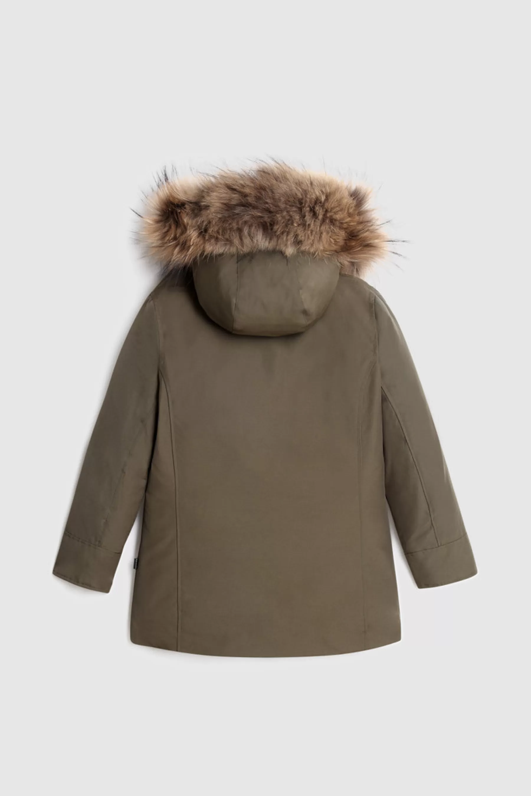 Outlet Arctic Parka voor meisjes met afneembare rand van namaakbont Kinderen Parka
