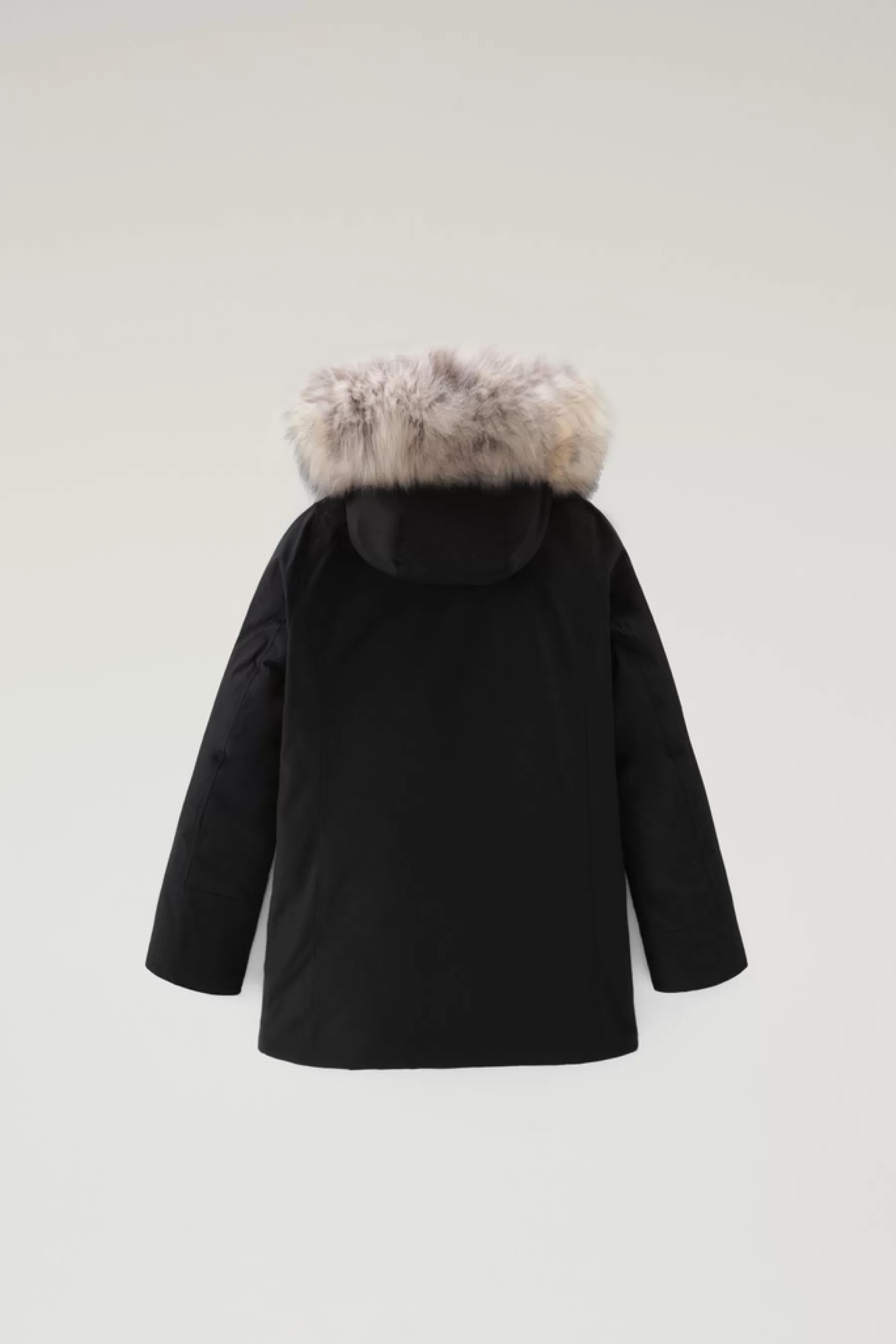 Outlet Arctic Parka voor meisjes met afneembare rand van namaakbont Kinderen Parka