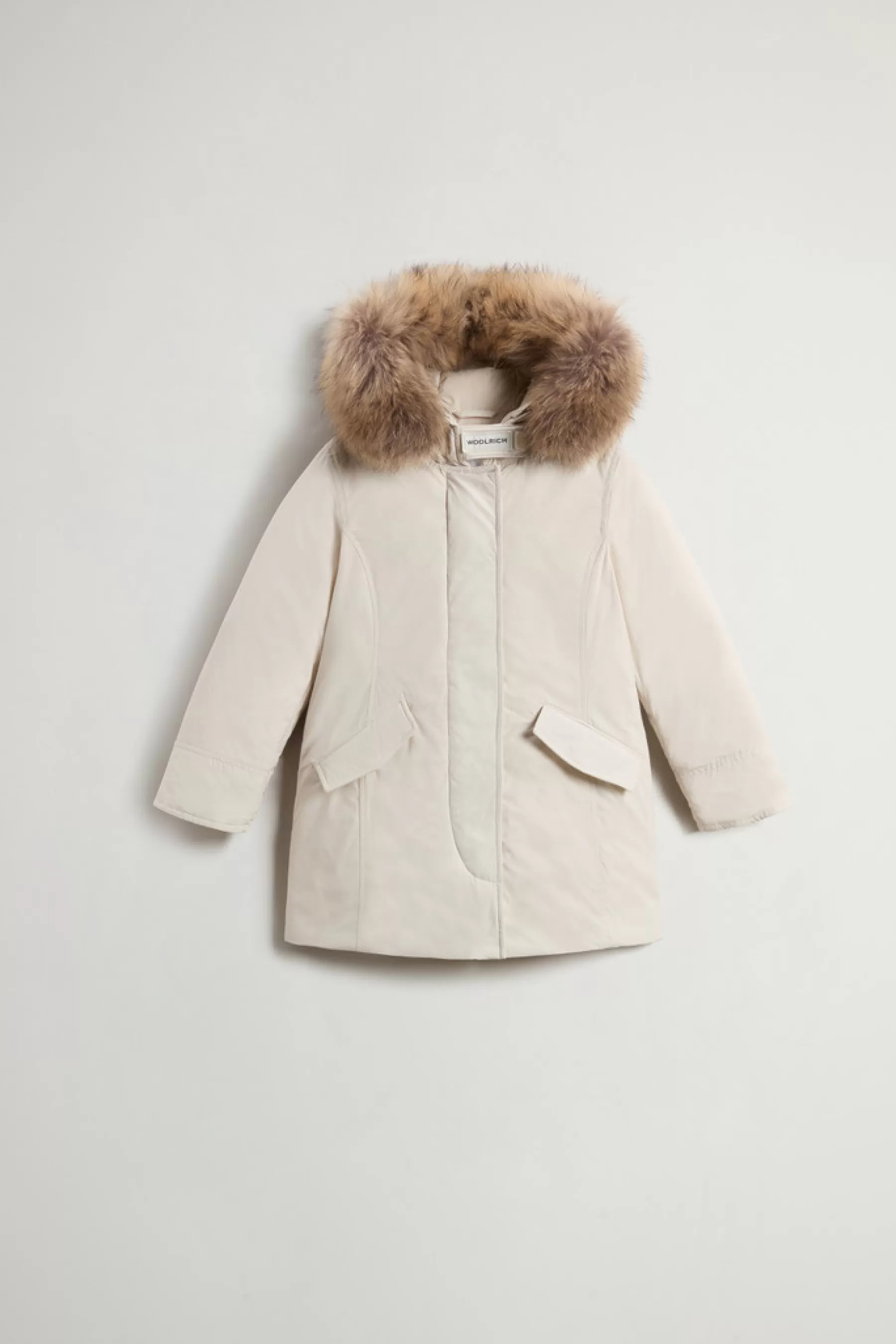 Fashion Arctic Parka voor meisjes van Urban Touch met afneembare bontkraag Kinderen Parka