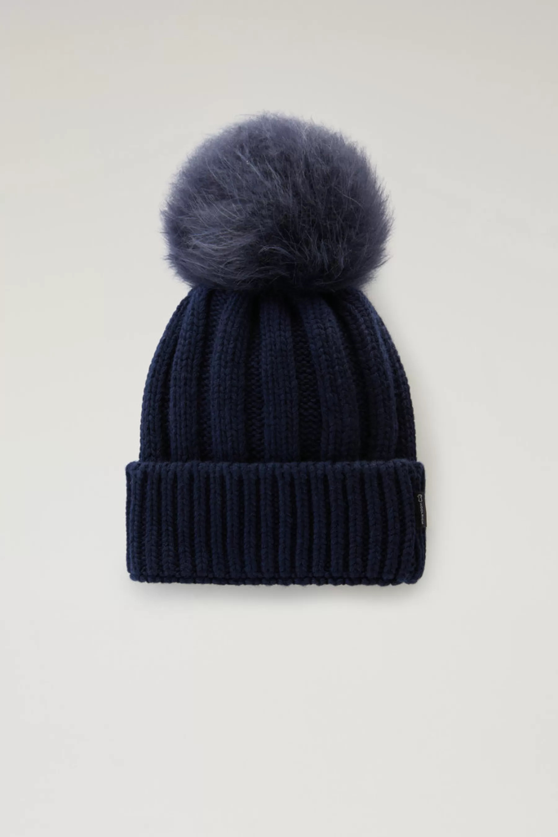 Clearance Beanie voor meiden van zuivere scheerwol met kasjmieren pompom Kinderen Accessoires