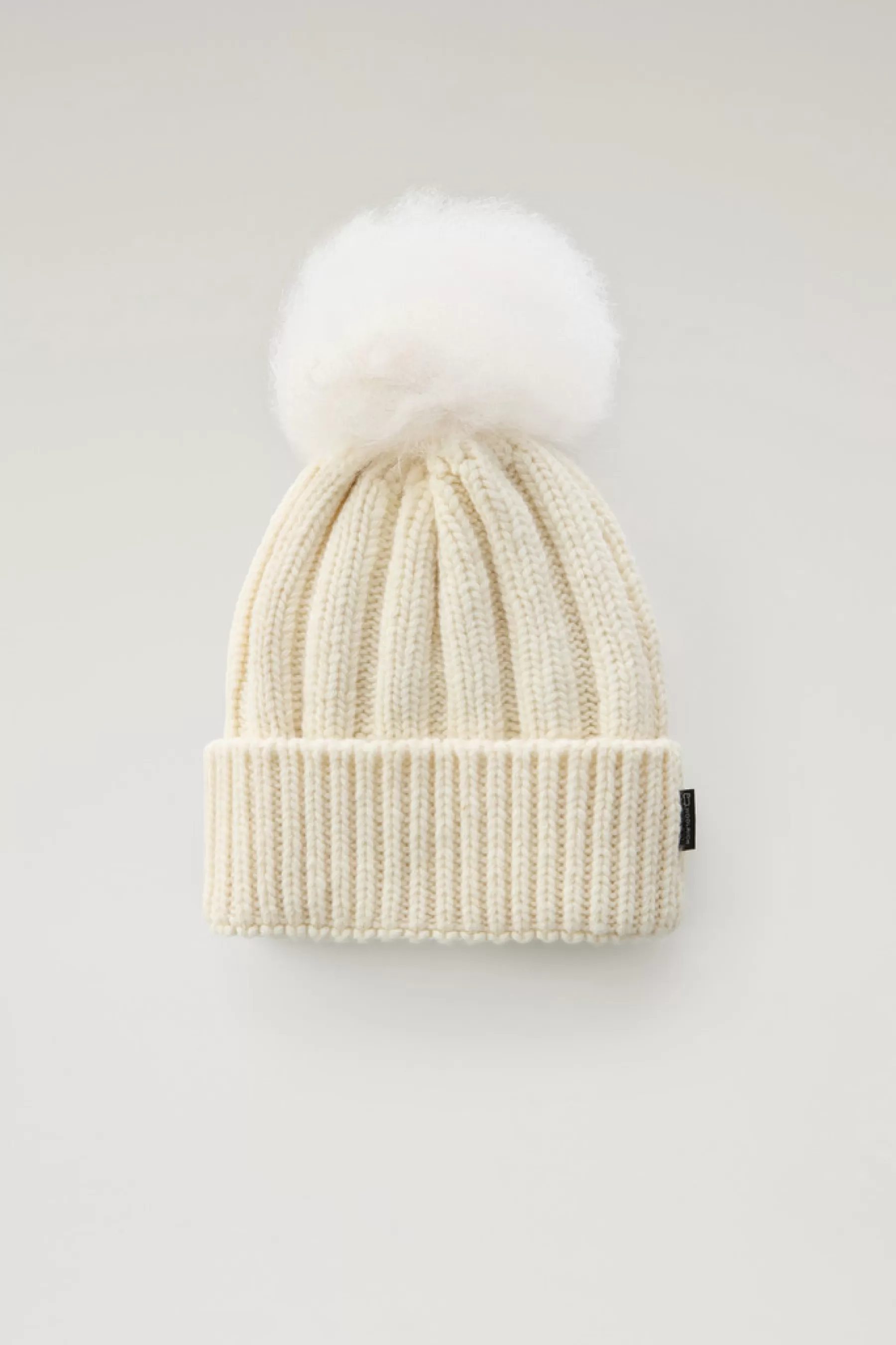 New Beanie voor meiden van zuivere scheerwol met kasjmieren pompom Kinderen Accessoires