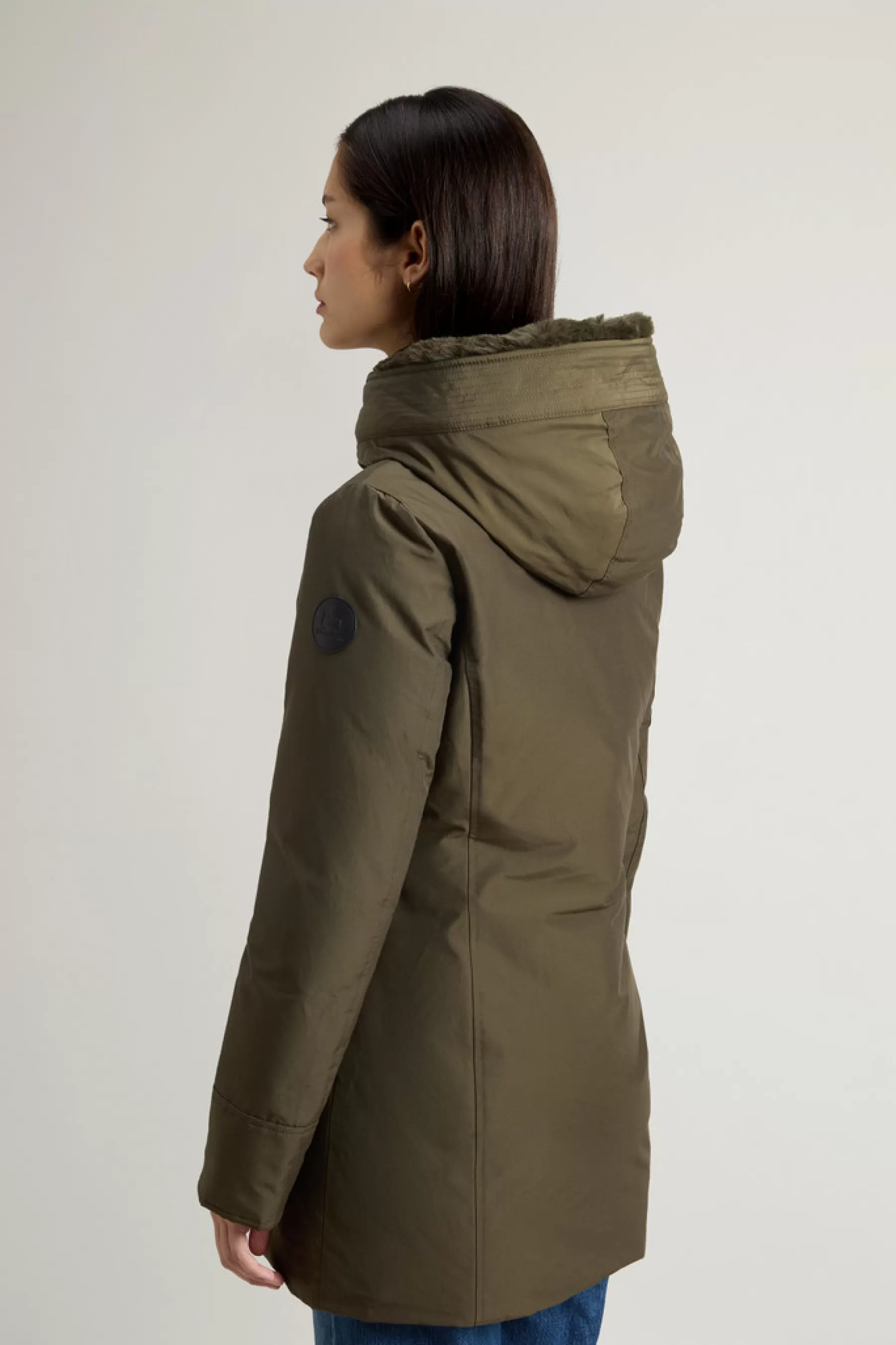 Store Boulder Parka van Ramar Cloth met capuchon en afneembare rand van imitatiebont DAMES Parka