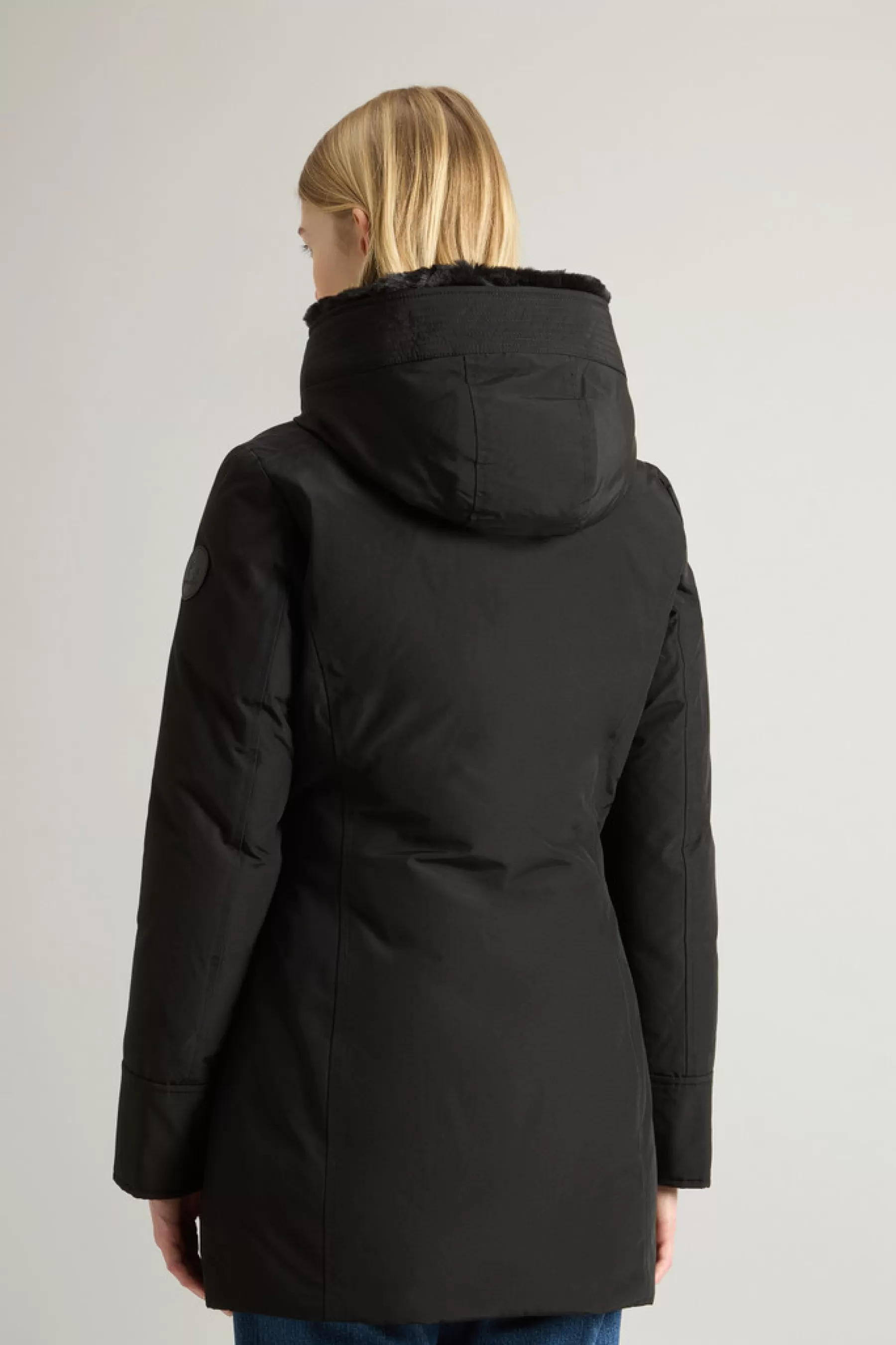 Discount Boulder Parka van Ramar Cloth met capuchon en afneembare rand van imitatiebont DAMES Parka