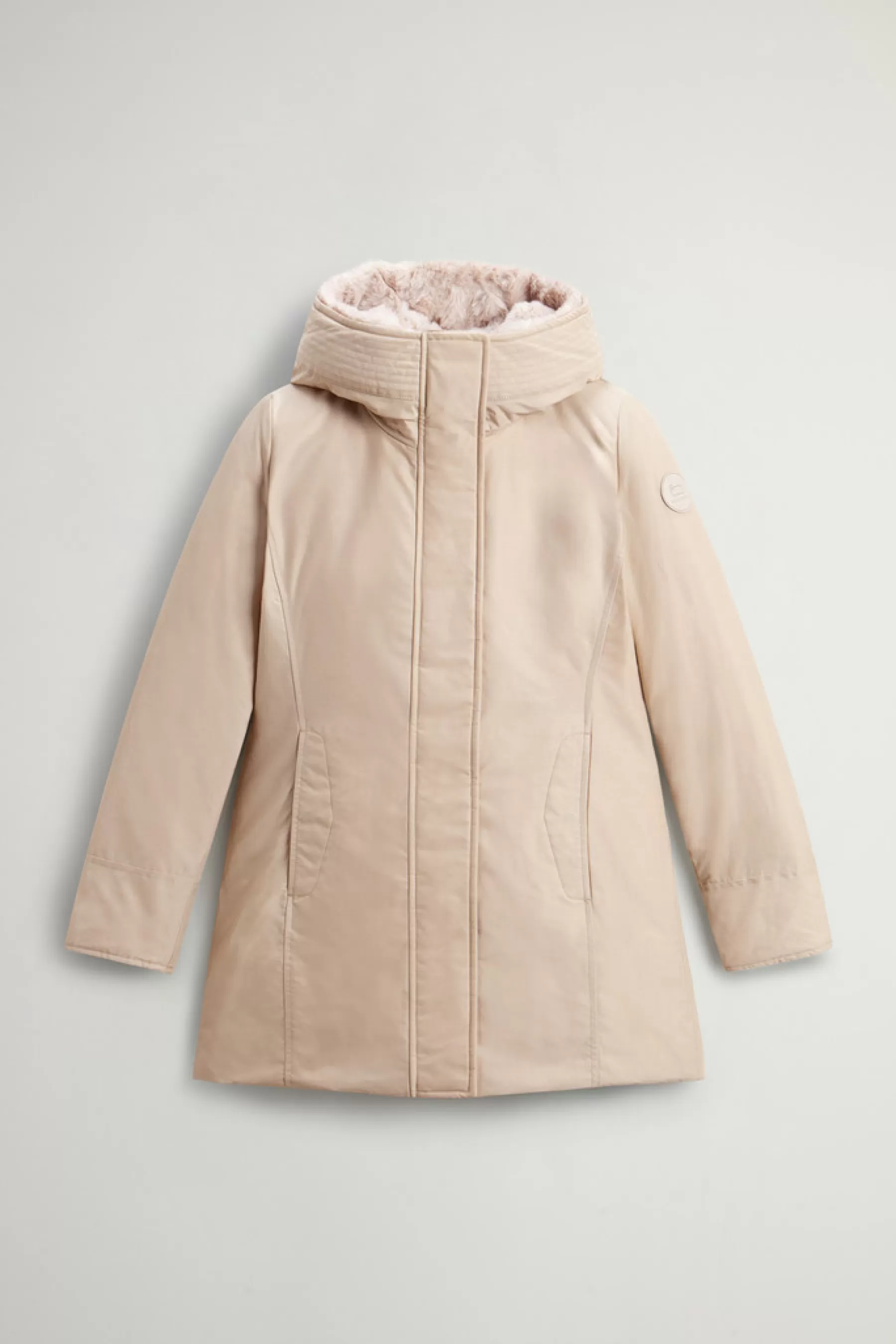 Discount Boulder Parka van Ramar Cloth met capuchon en afneembare rand van imitatiebont DAMES Parka