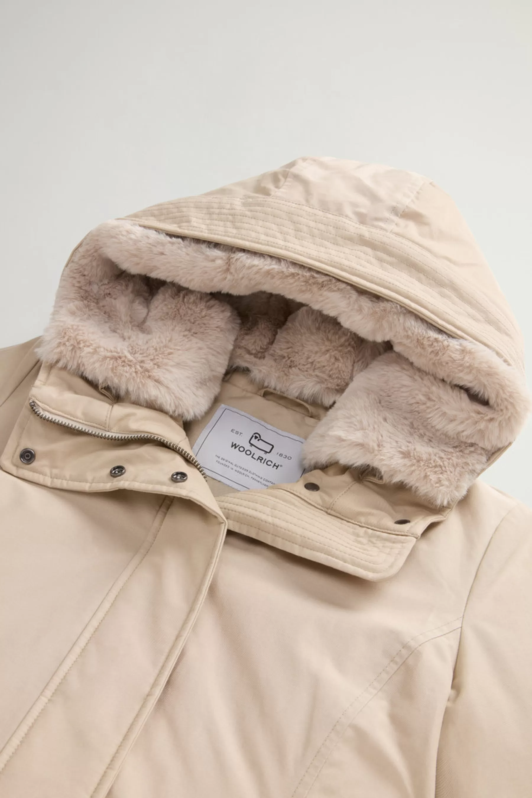 Discount Boulder Parka van Ramar Cloth met capuchon en afneembare rand van imitatiebont DAMES Parka