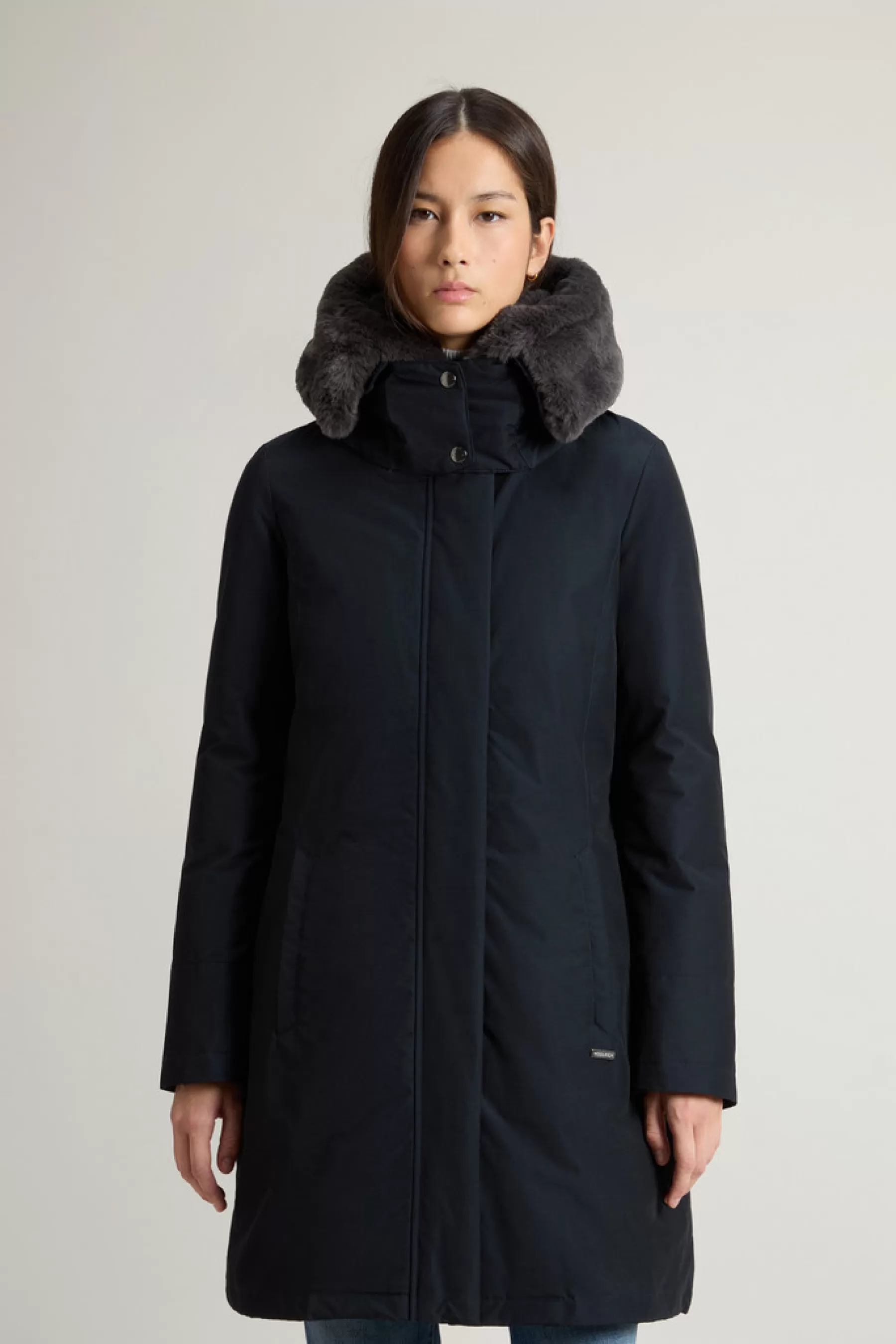 Best Bow Bridge Parka van Ramar Cloth met imitatiebont DAMES Parka