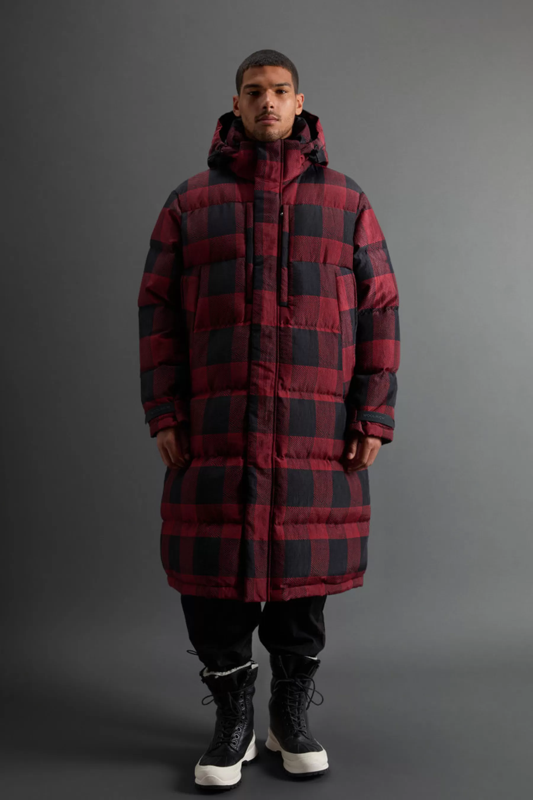 Online Gewatteerde Check Parka van Olmetex-nylon by Todd Snyder Heren Parka | Donsjassen