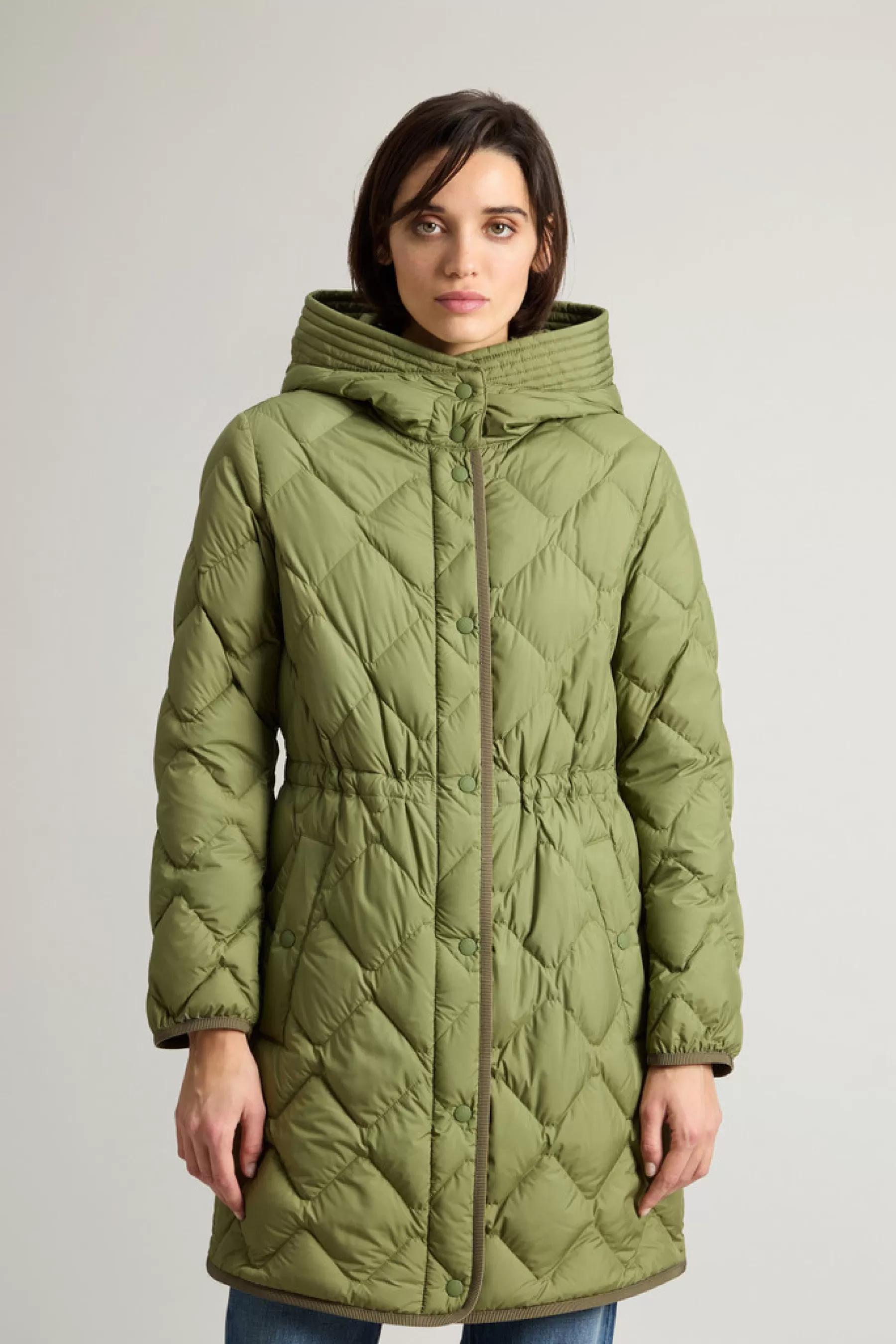 Fashion Heritage Parka van microvezel met capuchon en vizier DAMES Parka | Donsjassen