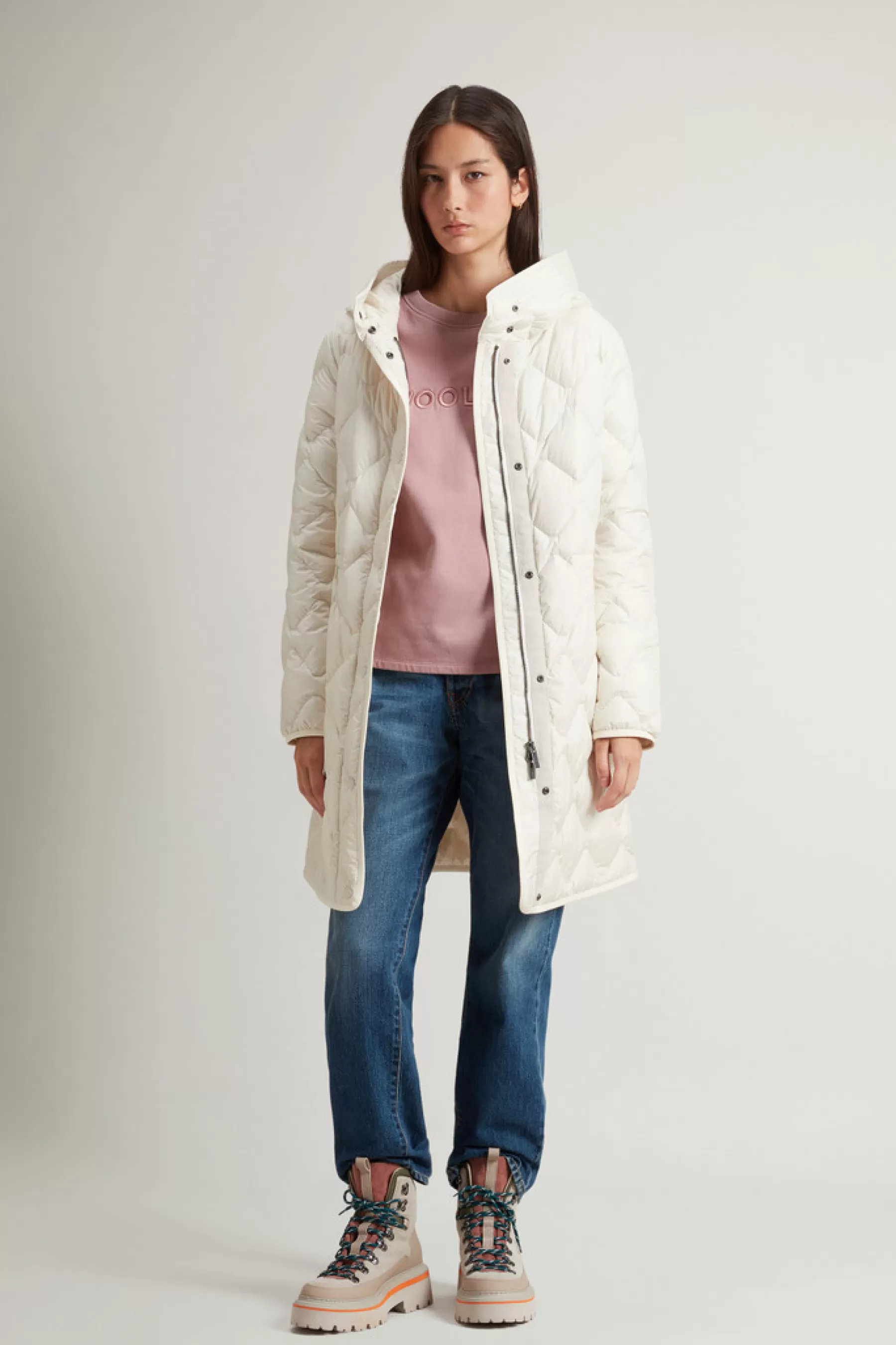 Discount Heritage Parka van microvezel met capuchon en vizier DAMES Parka | Donsjassen