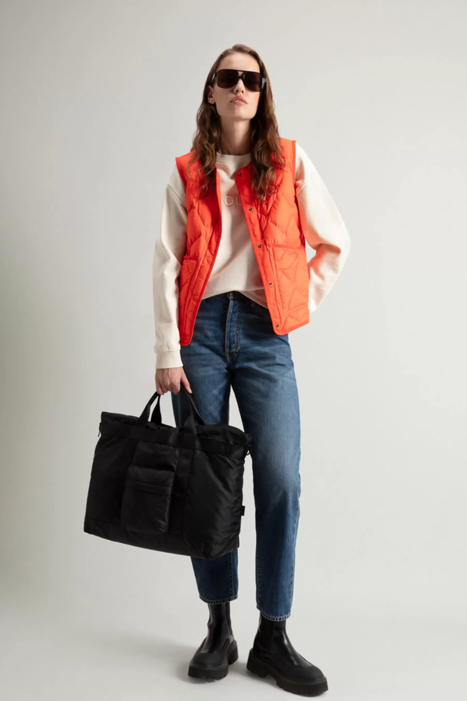 Store Heritage-bodywarmer met diamantvormige wattering DAMES Bodywarmers