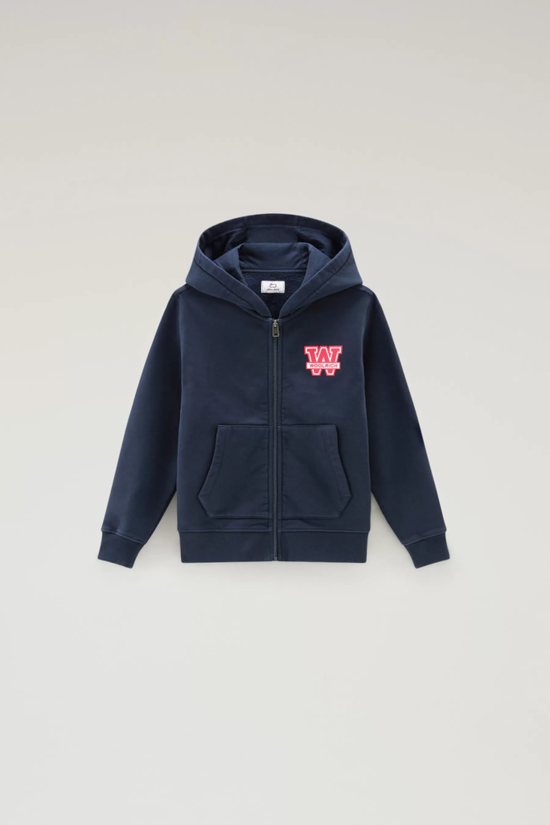 Outlet Hoodie met rits voor jongens van zuiver katoen Kinderen Kleding