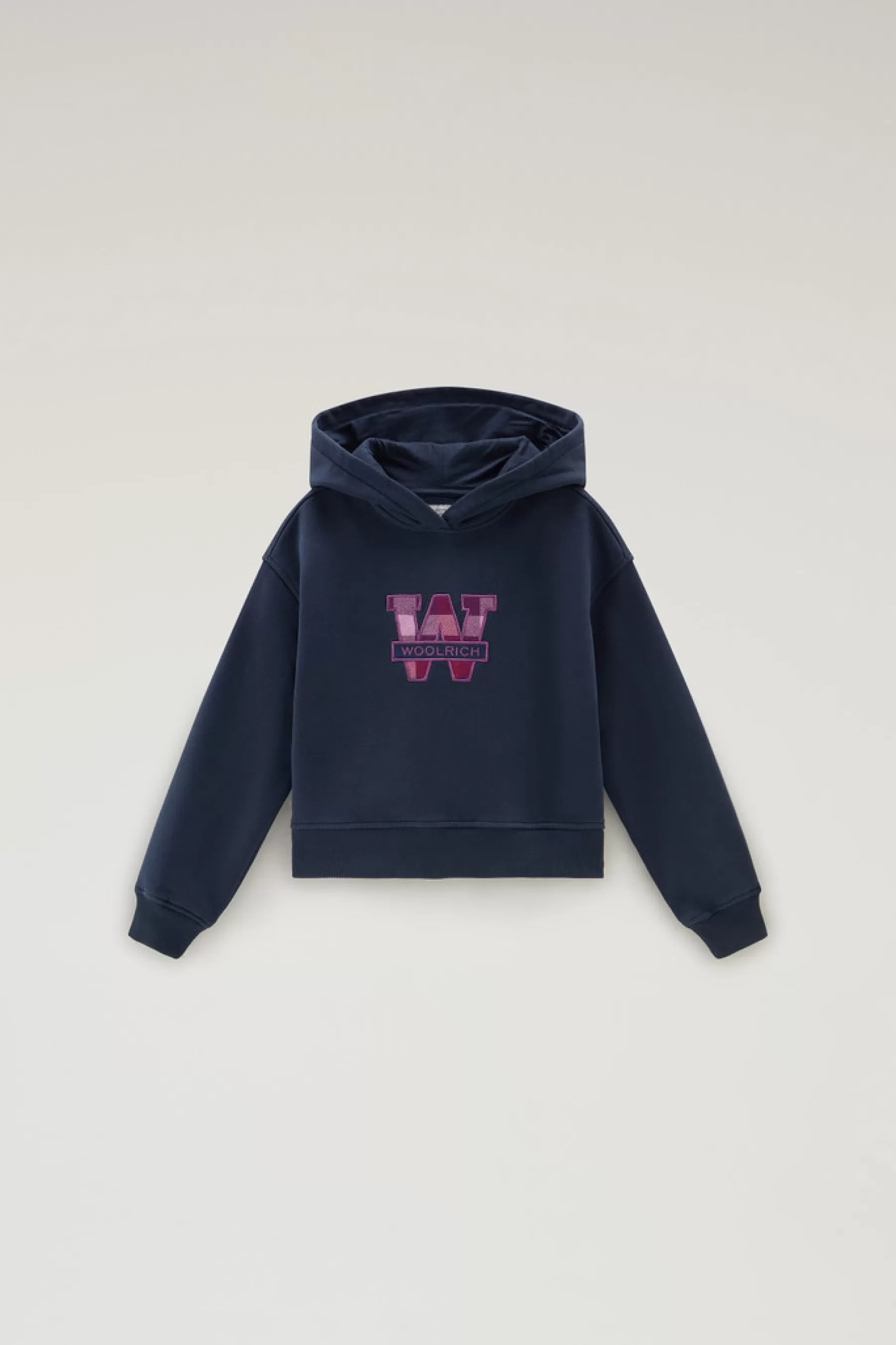 Hot Hoodie voor meiden van zuiver katoen met geborduurd logo Kinderen Kleding