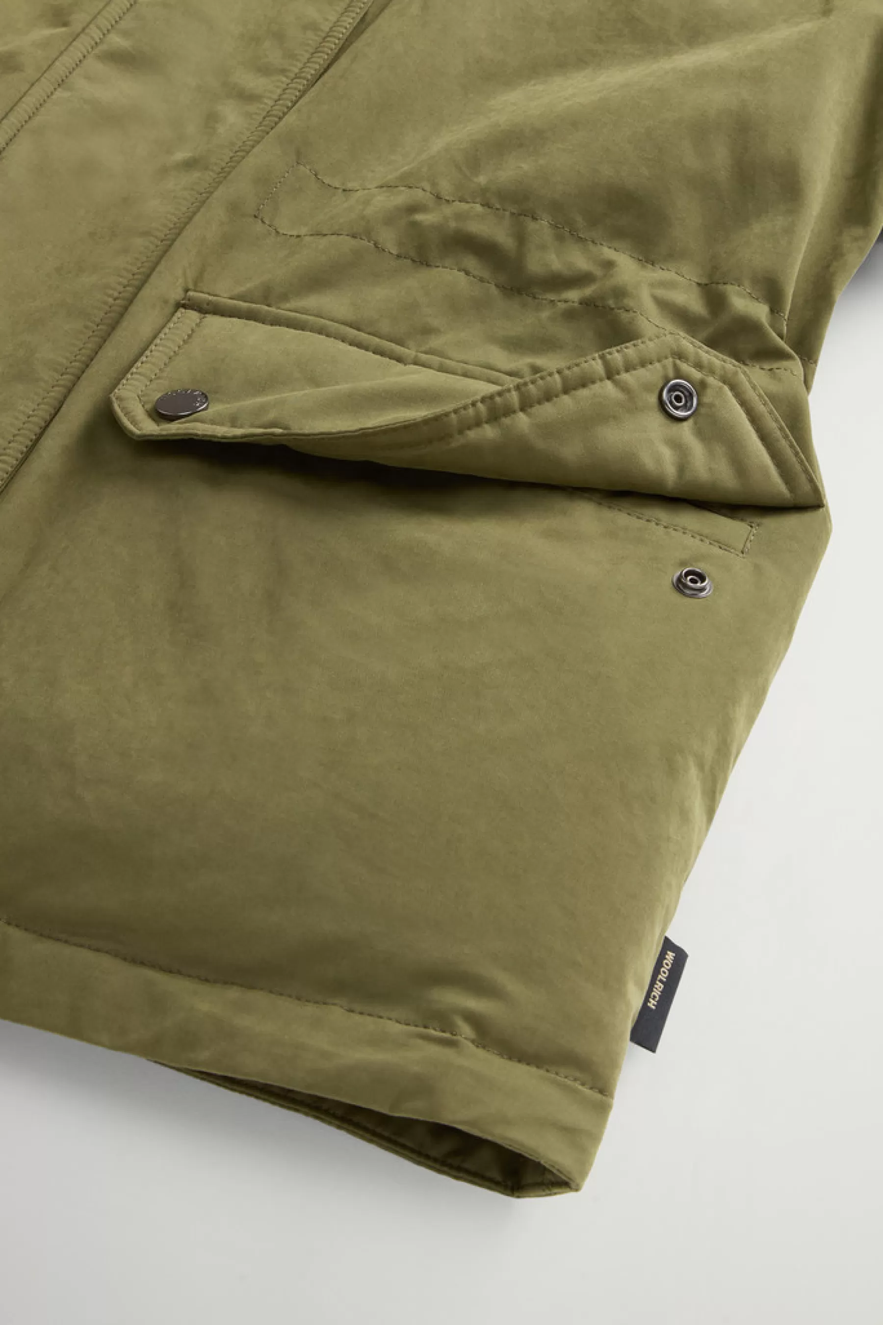 Fashion Korte Arctic Parka van Mountain Cloth met verwijderbare capuchon en bontkraag DAMES Parka