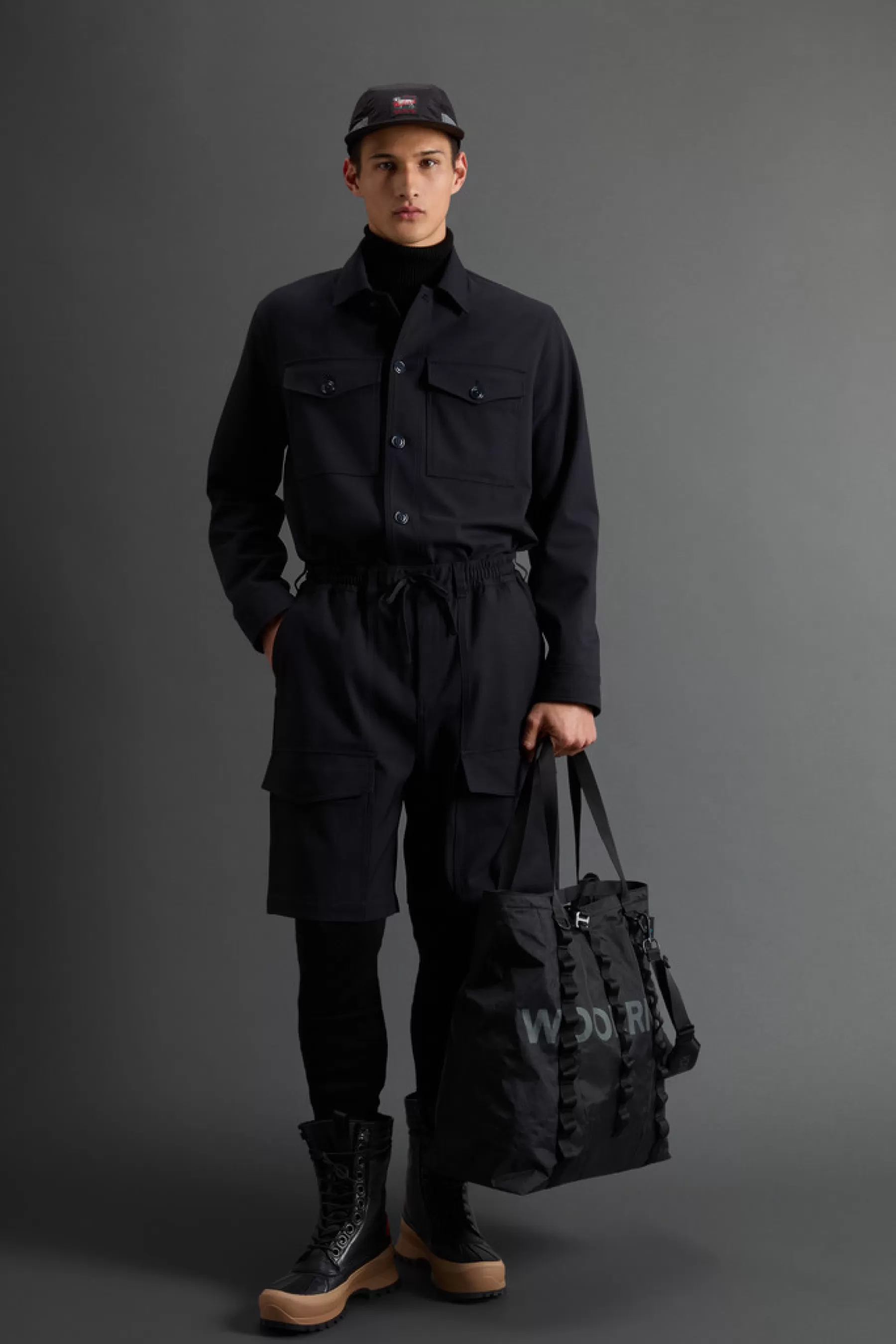 New Korte broek van elastische wol met zakken by Todd Snyder Heren Broeken En Shorts