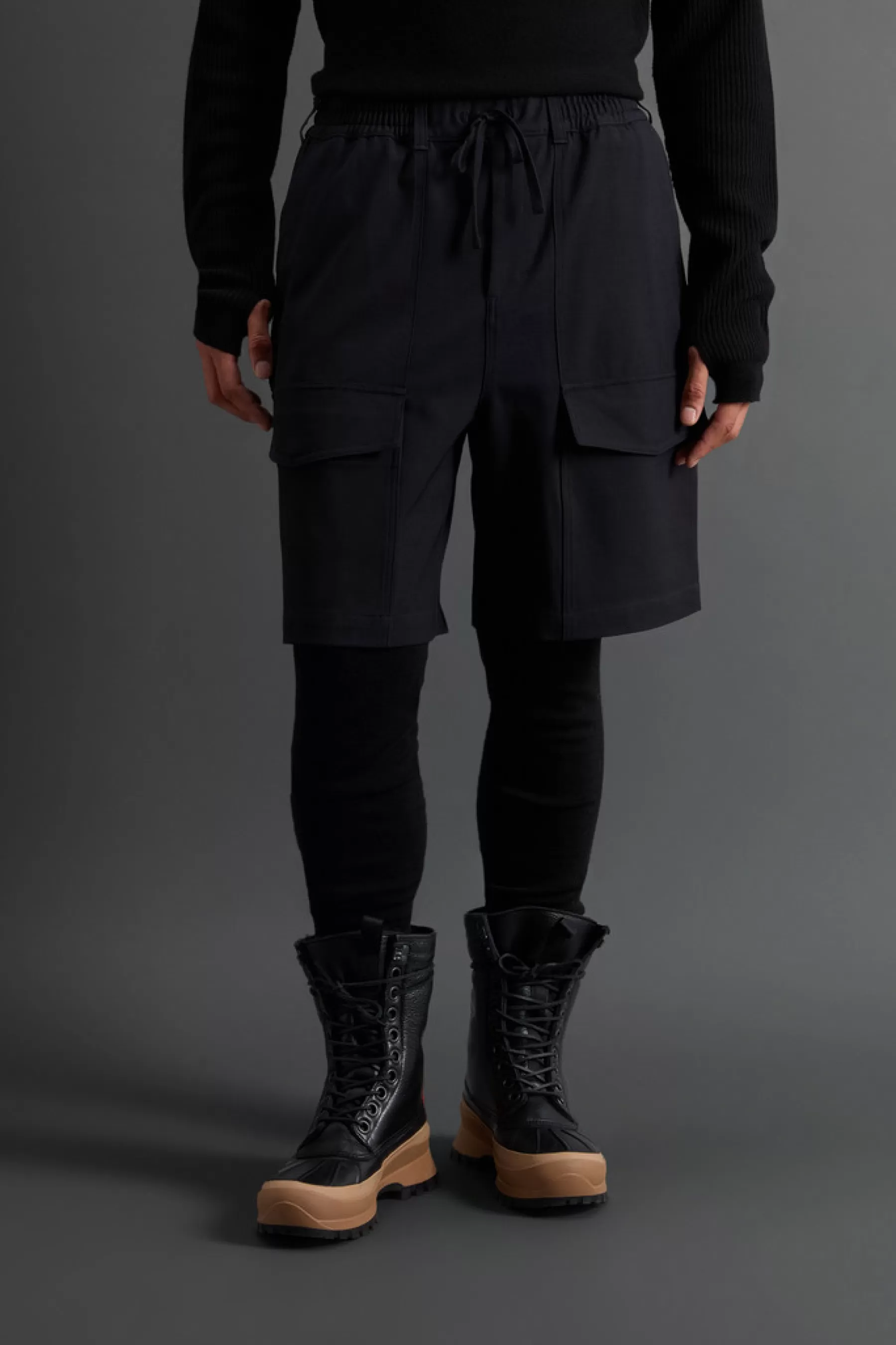 New Korte broek van elastische wol met zakken by Todd Snyder Heren Broeken En Shorts