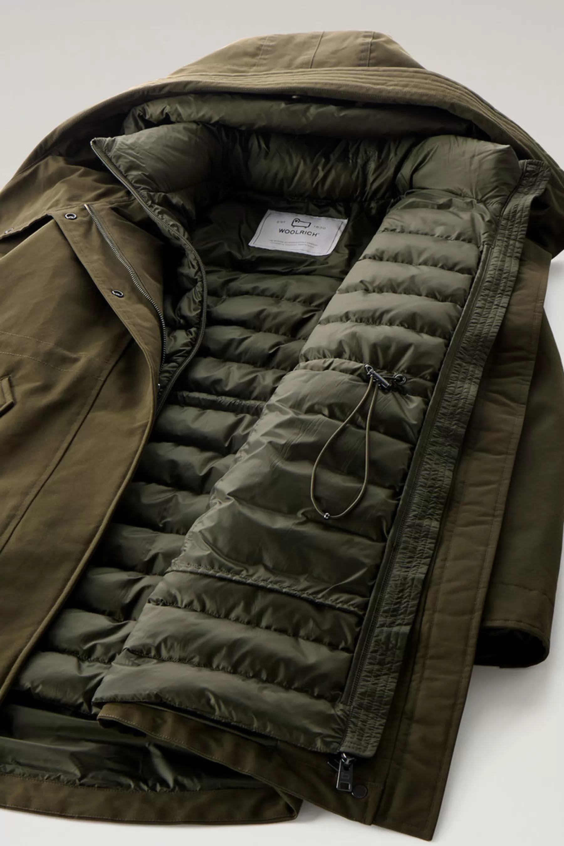 Best Militaire 3-in-1 Parka van Ramar Cloth met afneembaar gewatteerd jack DAMES Parka