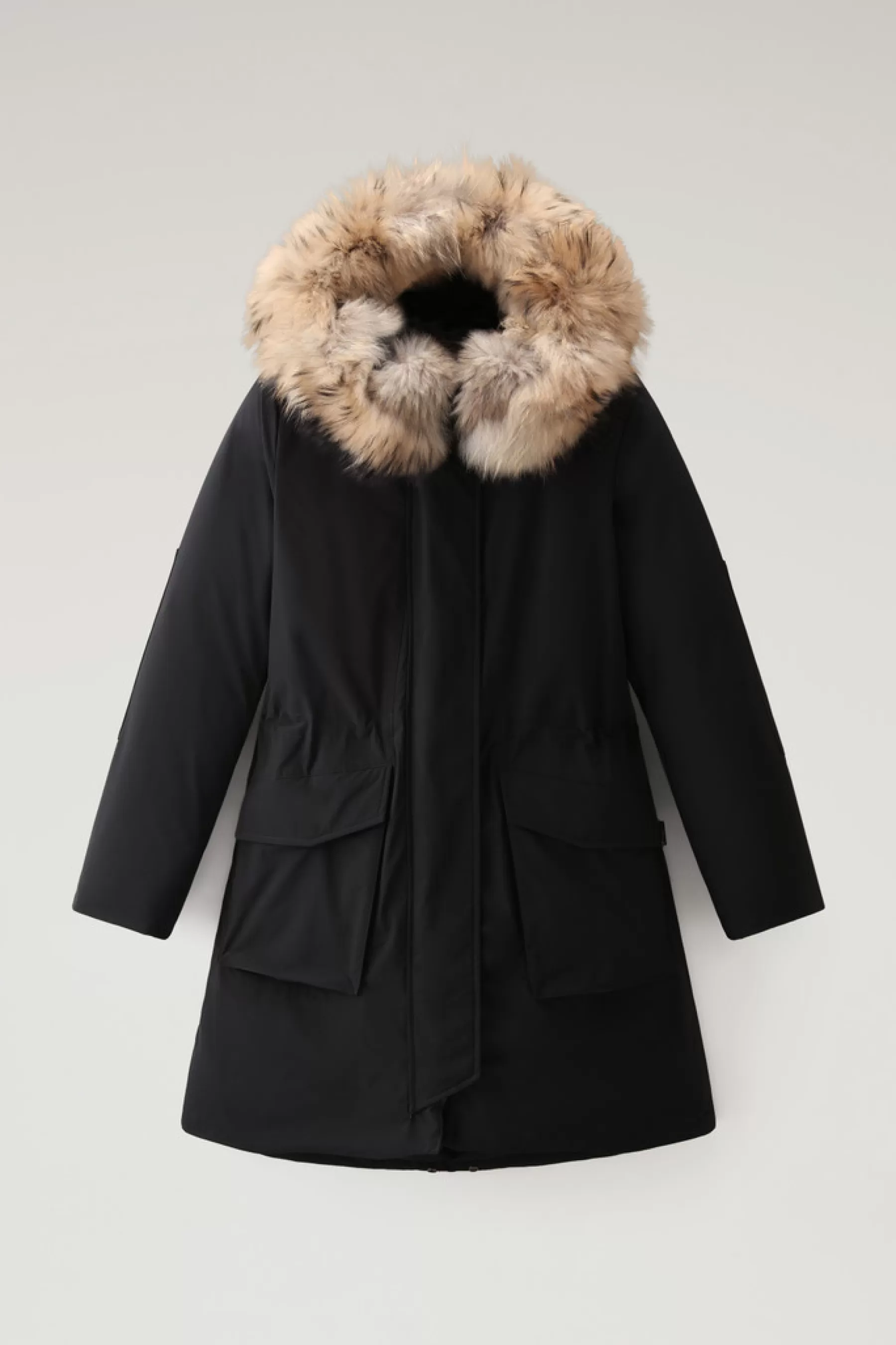 Sale Military Parka in Urban Touch met wasbeerbont DAMES Parka