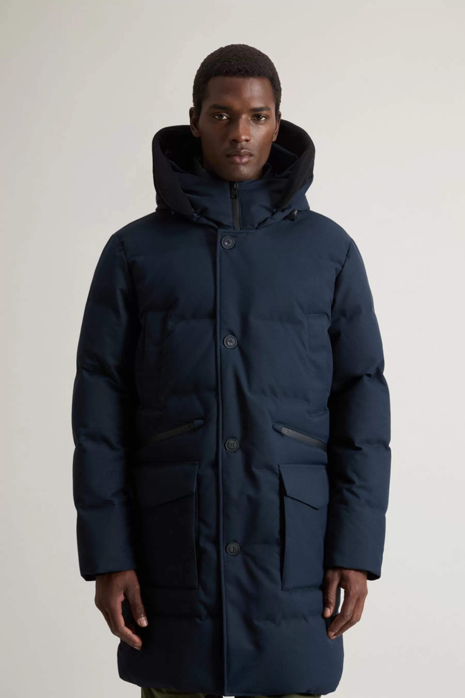 Sale Parka met afneembaar wollen vizier Heren Parka | Donsjassen