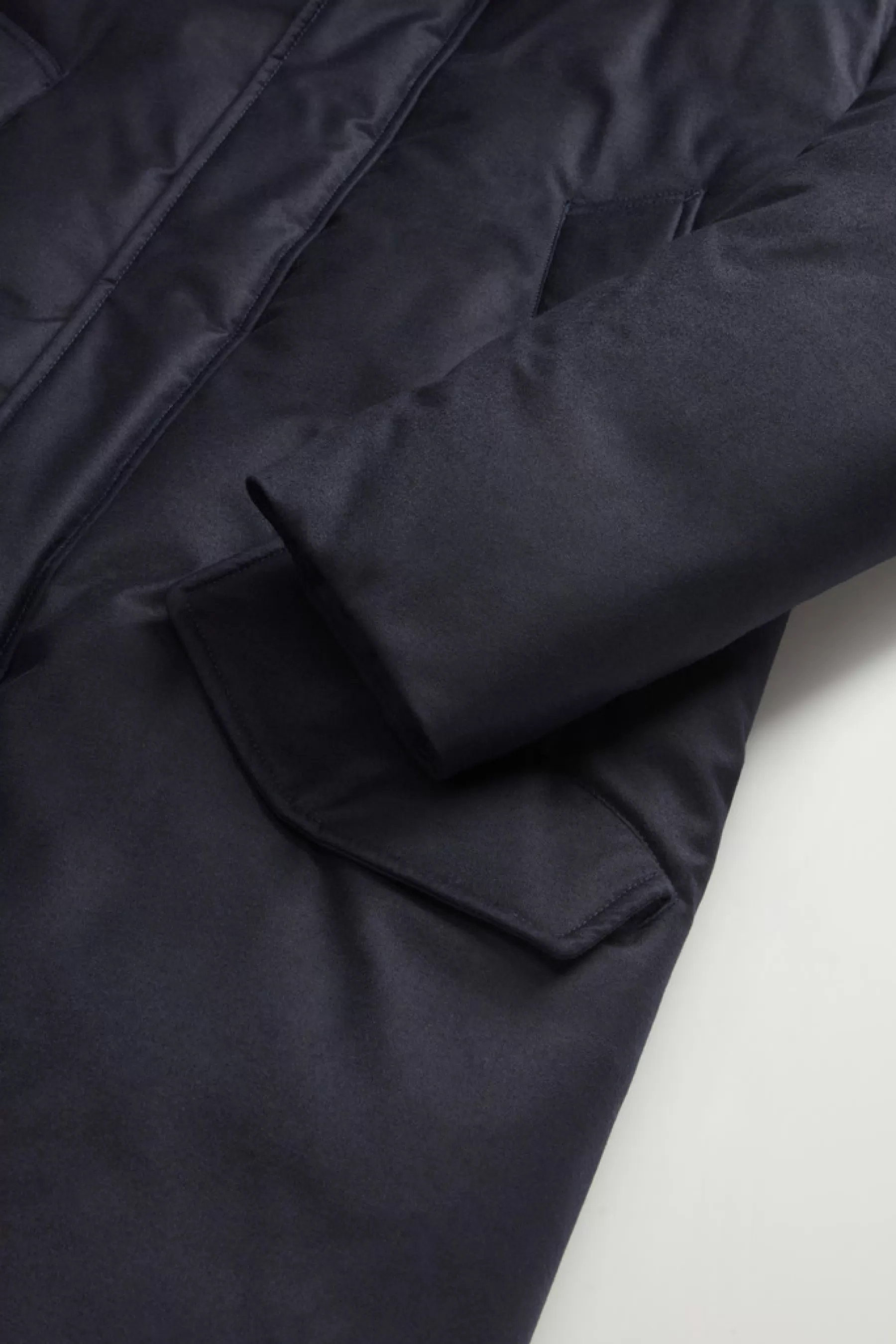 Fashion Parka van Italiaanse wol en zijde, gemaakt van een Loro Piana-stof Heren Parka | Jassen