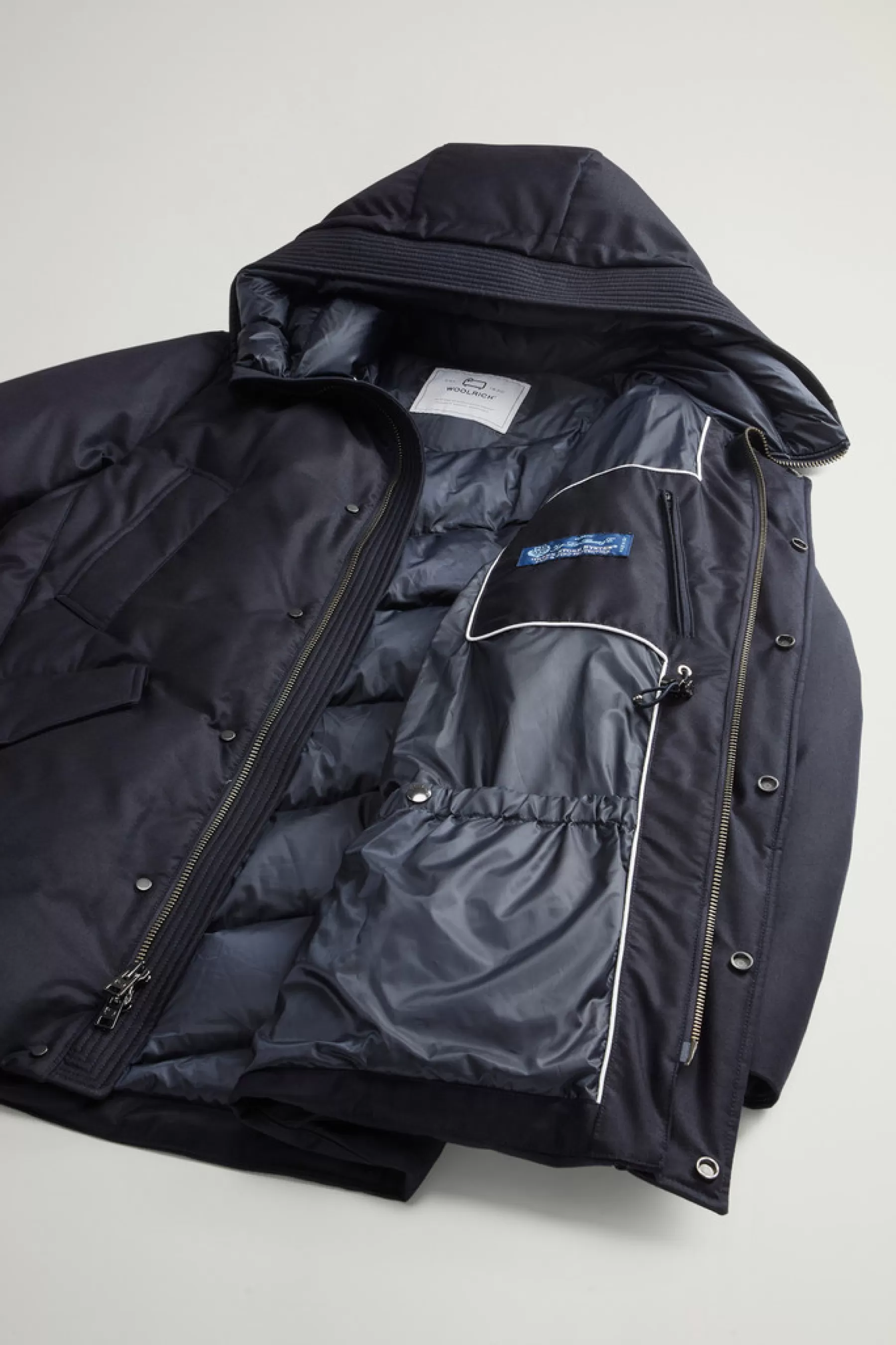 Fashion Parka van Italiaanse wol en zijde, gemaakt van een Loro Piana-stof Heren Parka | Jassen