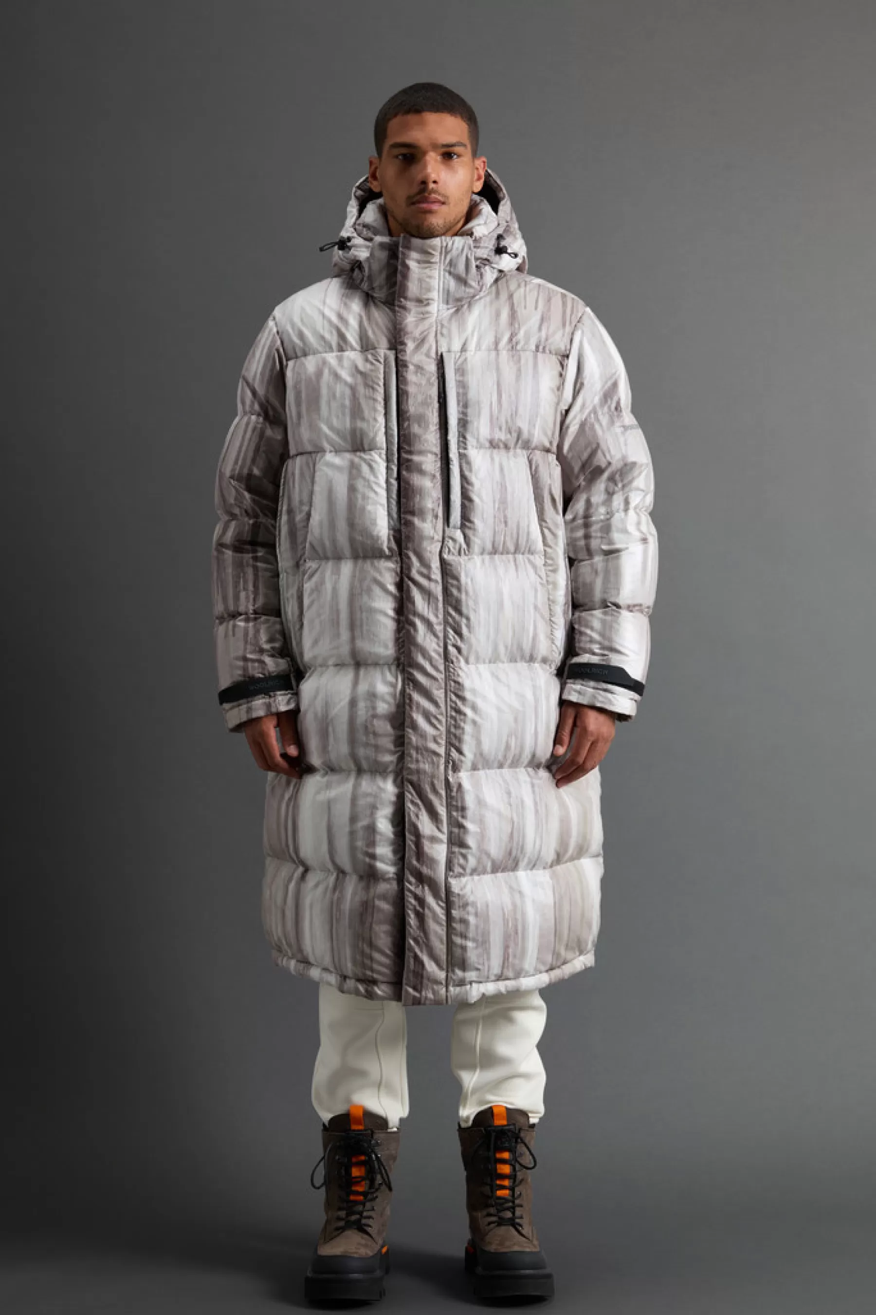 Sale Parka van Olmetex-nylon met tie-dye-motief by Todd Snyder DAMES Donsjassen | Parka