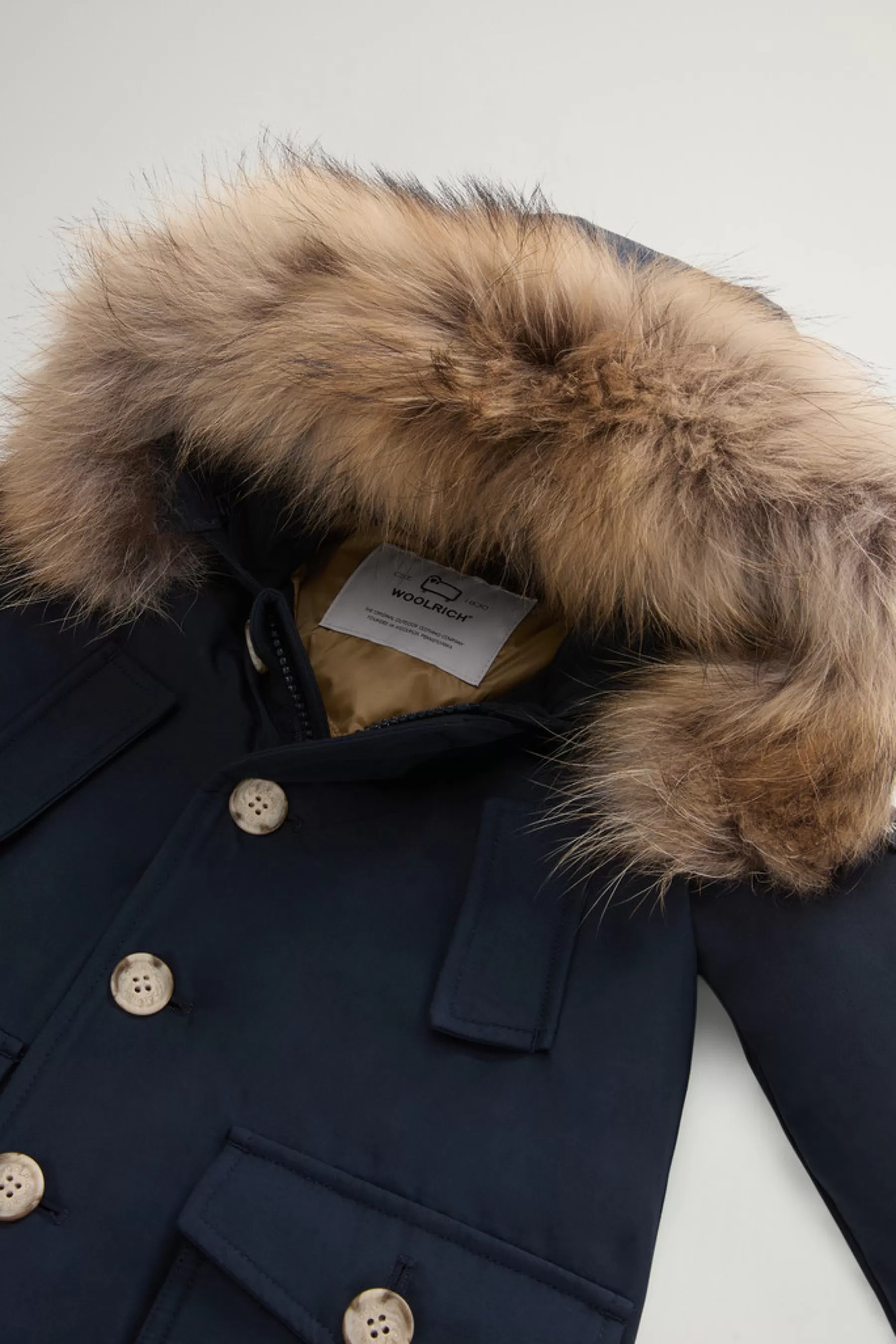 Flash Sale Parka voor baby’s van Ramar Cloth met afneembare bontkraag Kinderen Parka | Parka