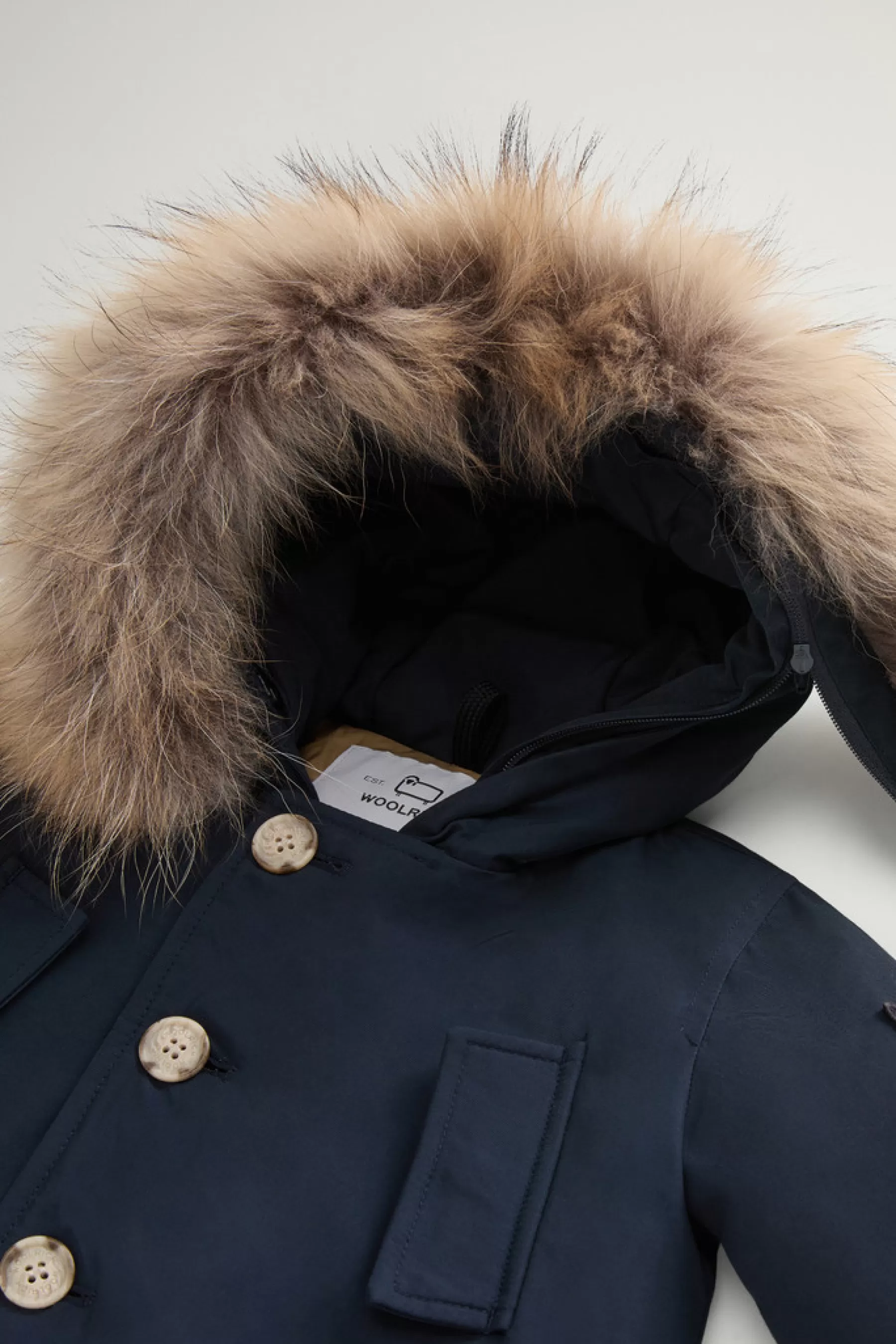 Flash Sale Parka voor baby’s van Ramar Cloth met afneembare bontkraag Kinderen Parka | Parka