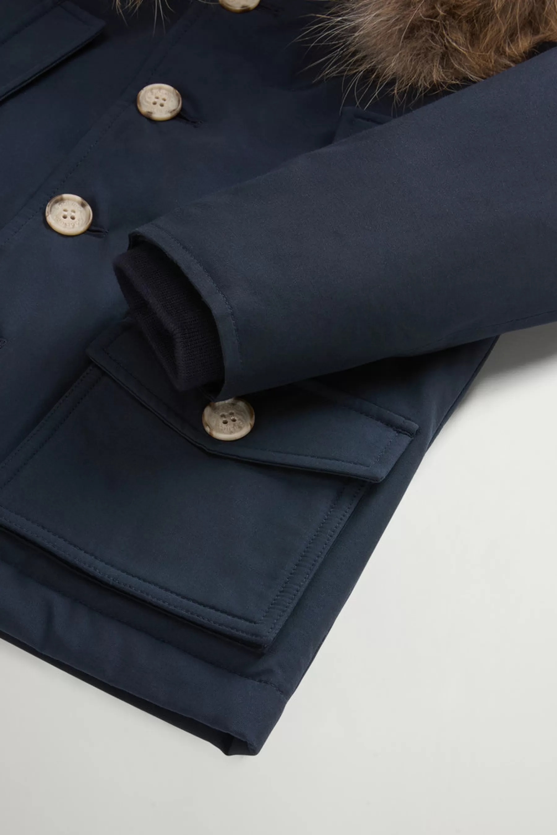 Flash Sale Parka voor baby’s van Ramar Cloth met afneembare bontkraag Kinderen Parka | Parka
