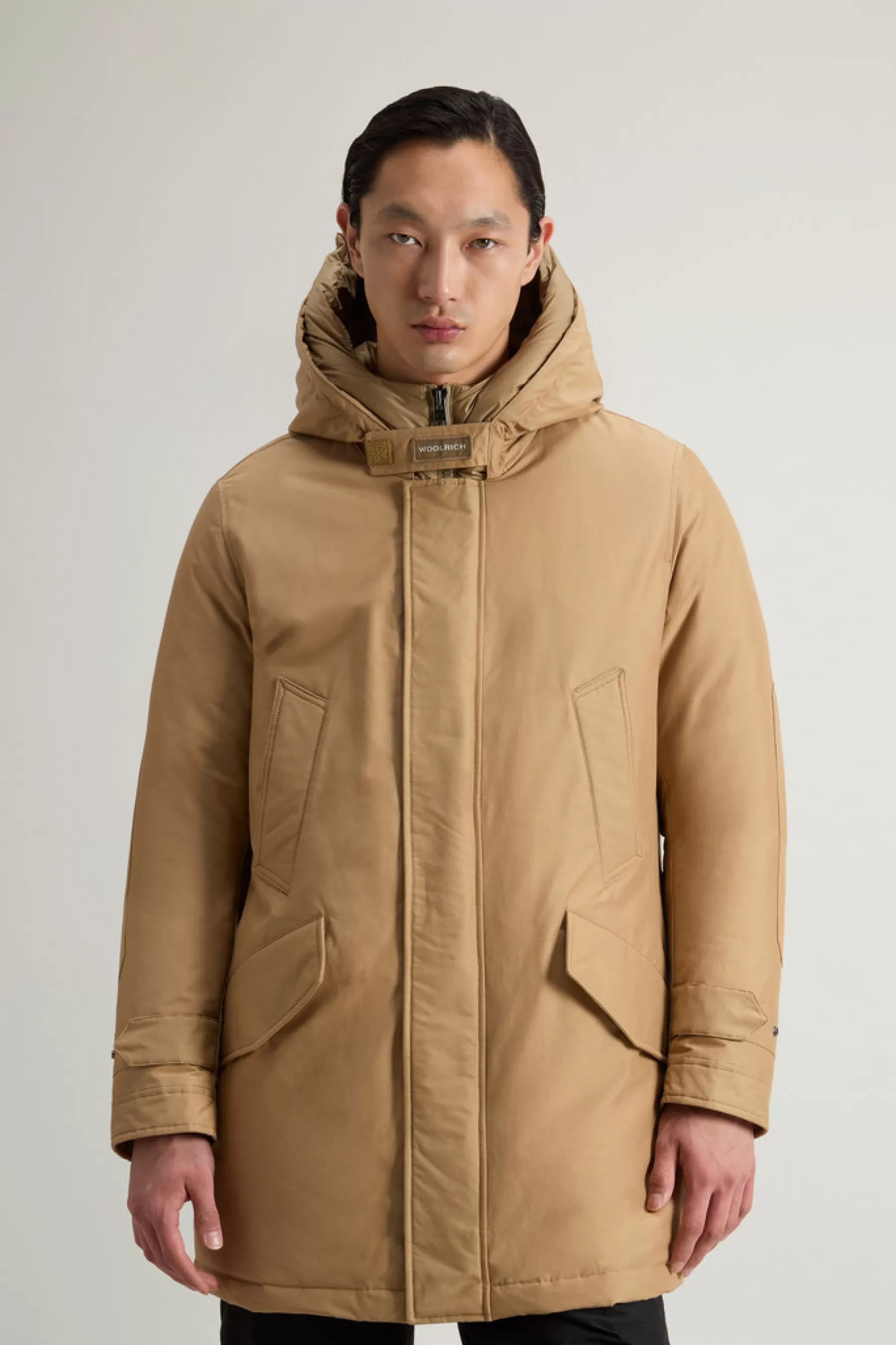 Online Polar Parka van Ramar Cloth met hoge kraag Heren Parka