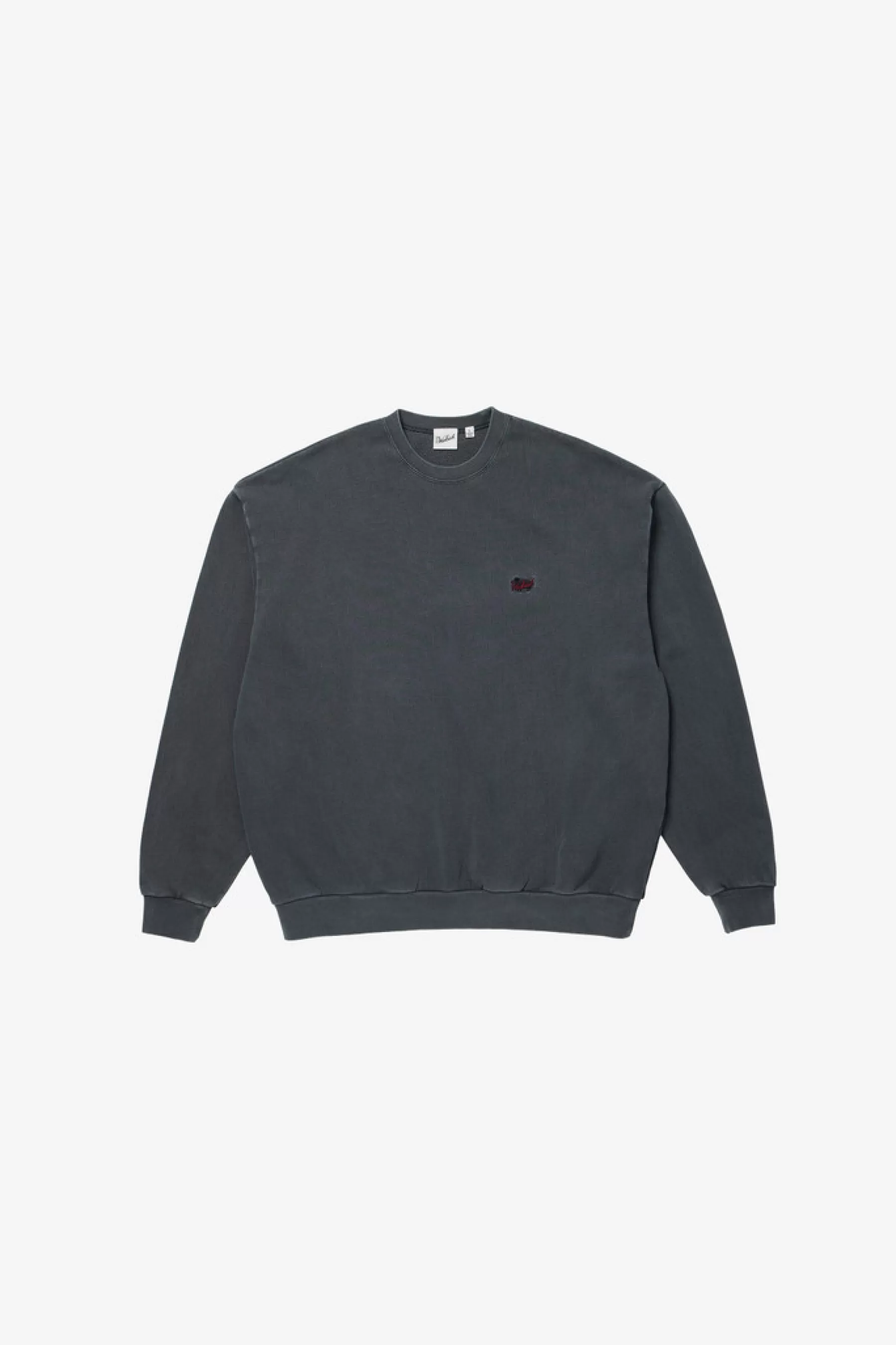 Cheap Sweater met ronde hals van zuiver katoen met geborduurd logo Heren Sweatshirts