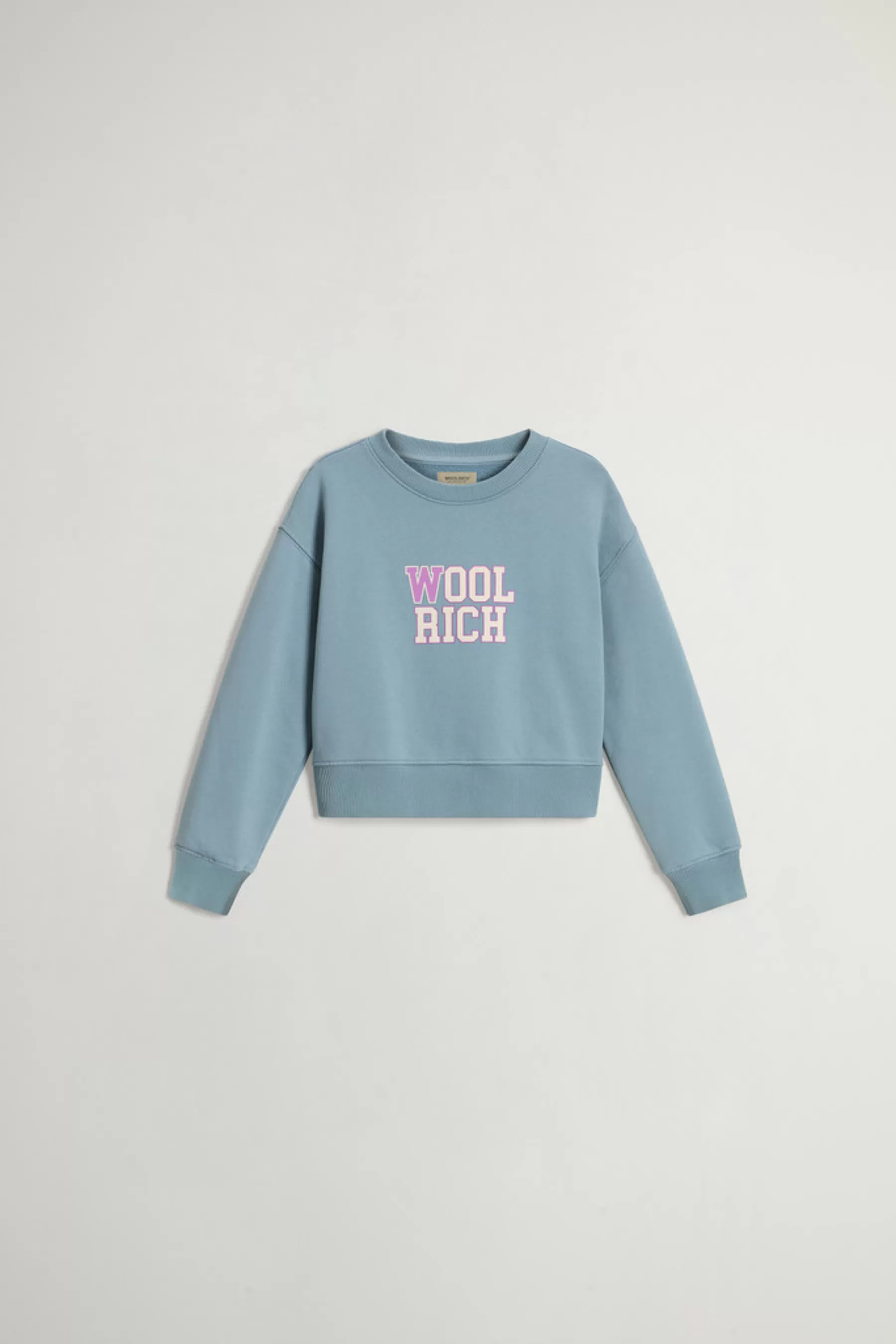 Clearance Sweater met ronde hals voor meisjes van zuiver katoen met logo Kinderen Kleding