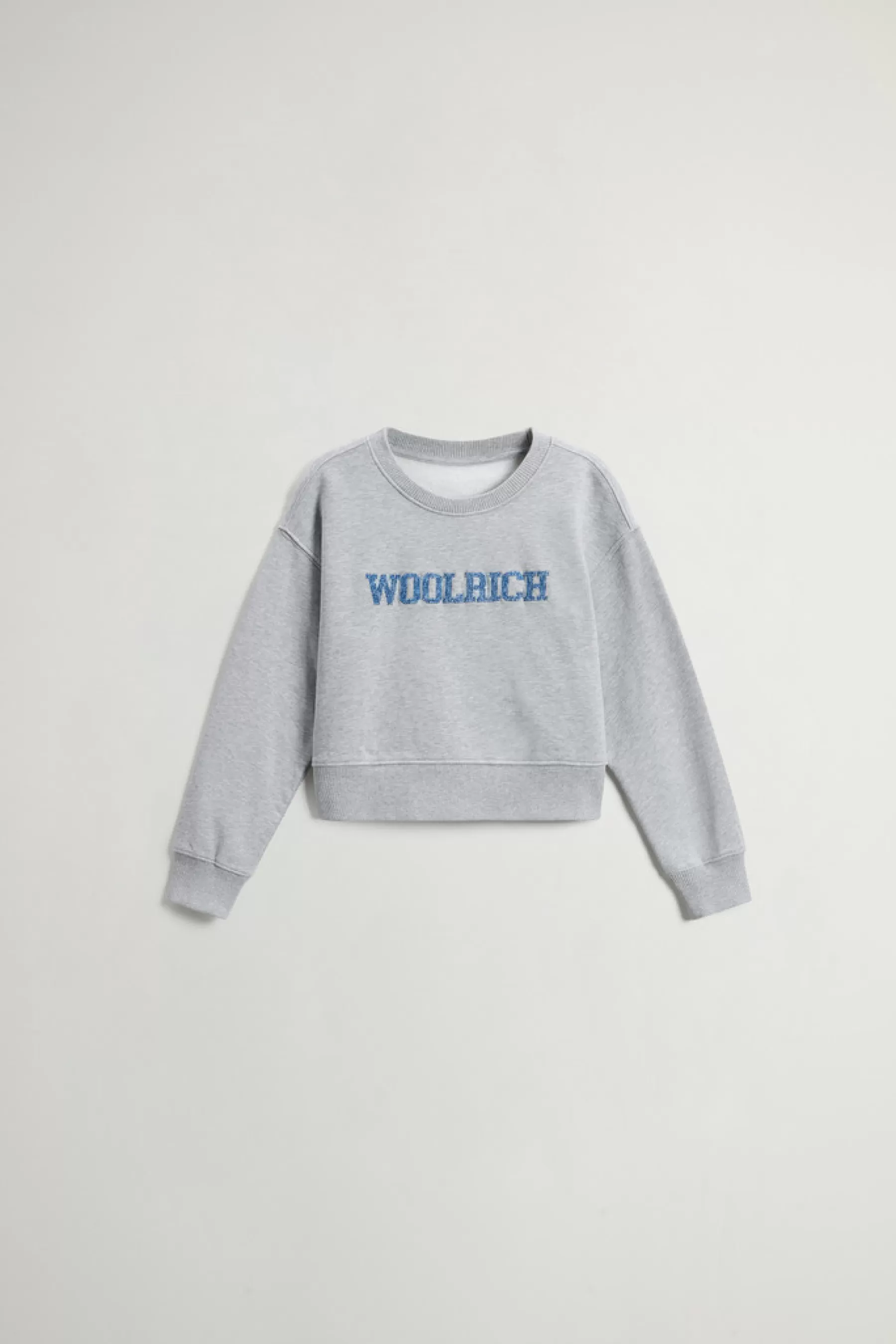 Best Sweater met ronde hals voor meisjes van zuiver katoen met logo Kinderen Kleding