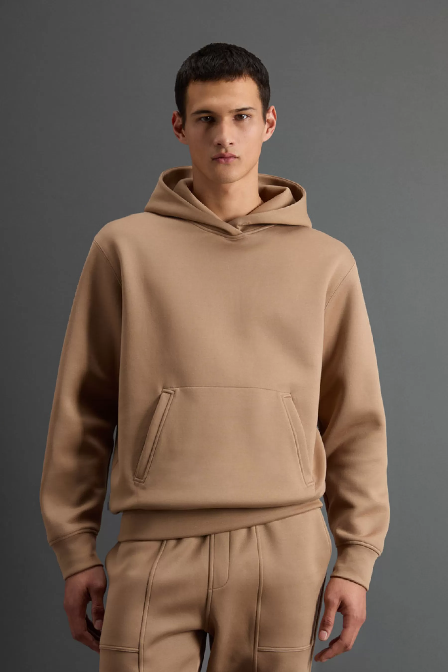Best Sale Sweater van katoenmix met capuchon en buidelzak by Todd Snyder Heren Sweatshirts